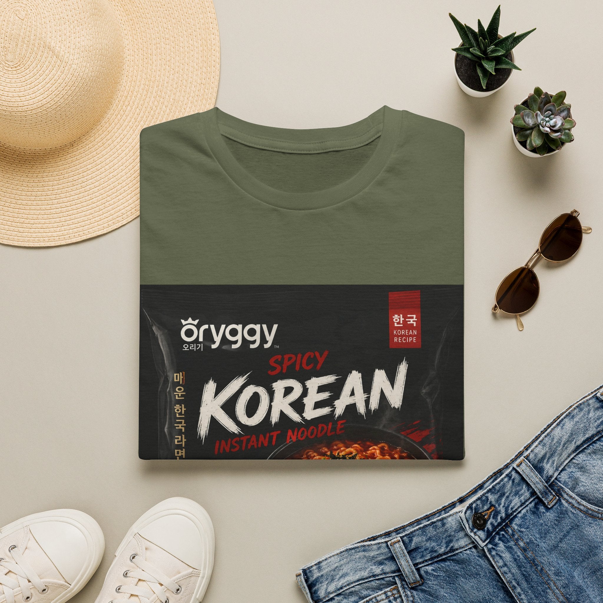 oryggy Originals Summer line Korean Spicy Instant Noodle T-Shirt