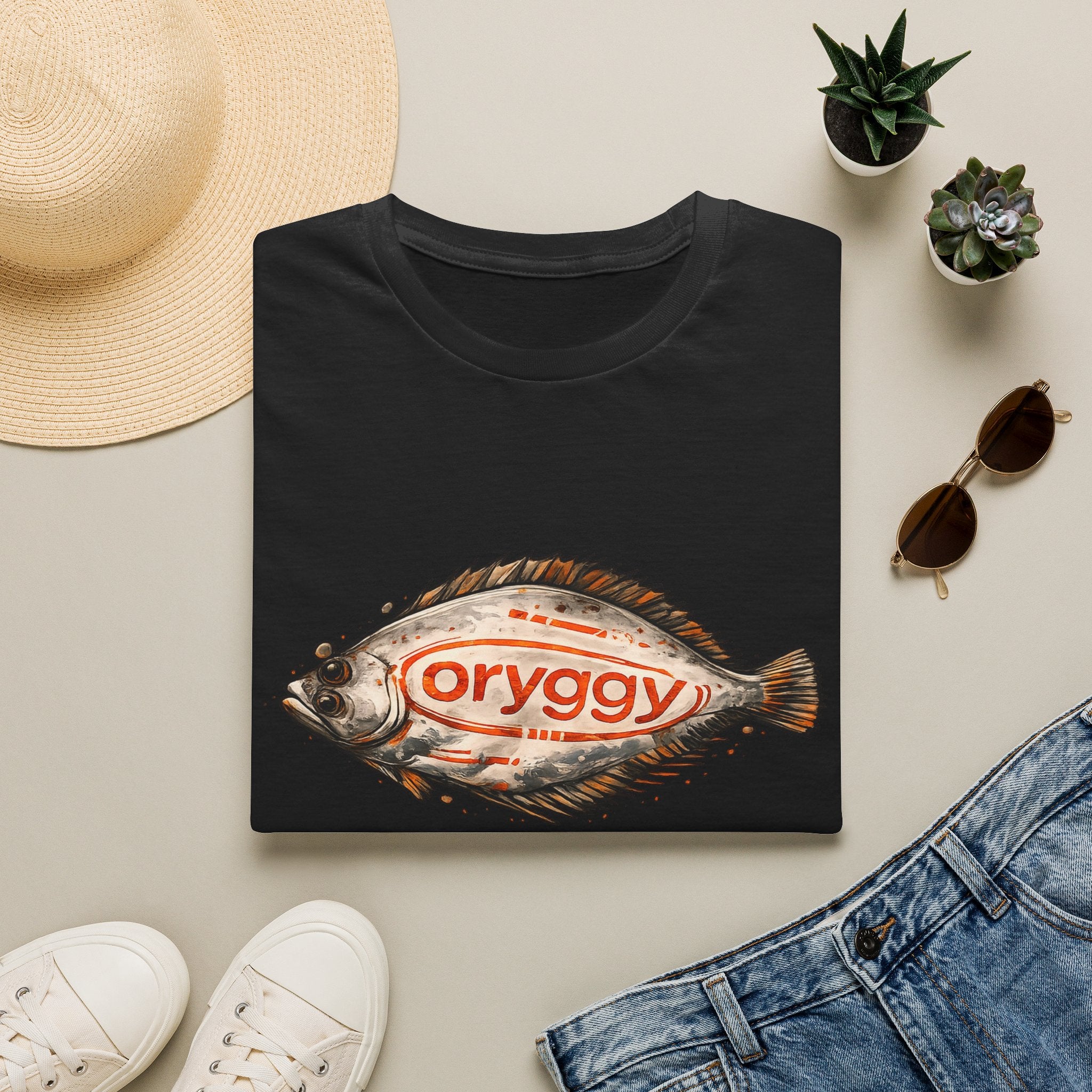 oryggy Originals Summer line Vintage Fish T-Shirt