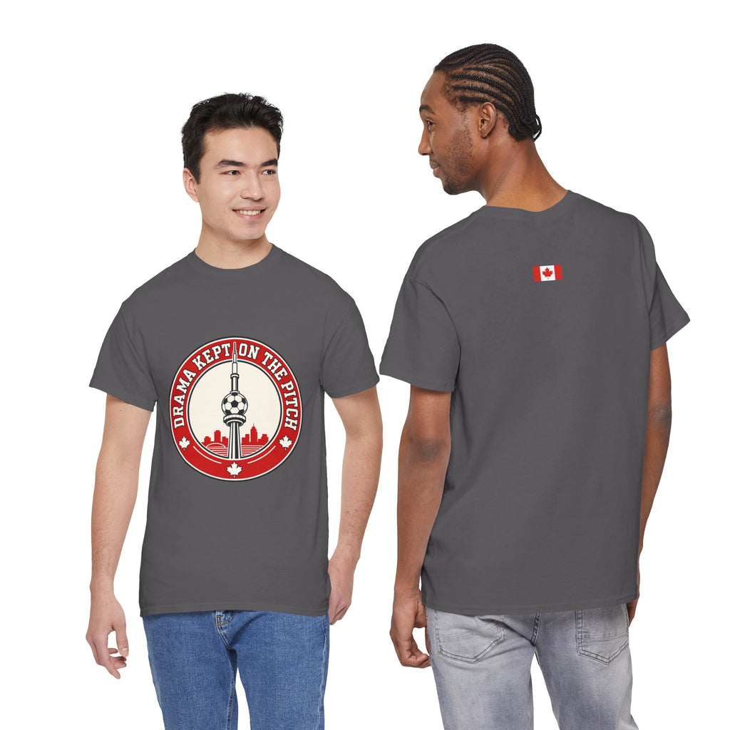FIFA World Cup 2026 T-Shirt — oryggy "Drama Kept on the Pitch" Canadian Fan Tee