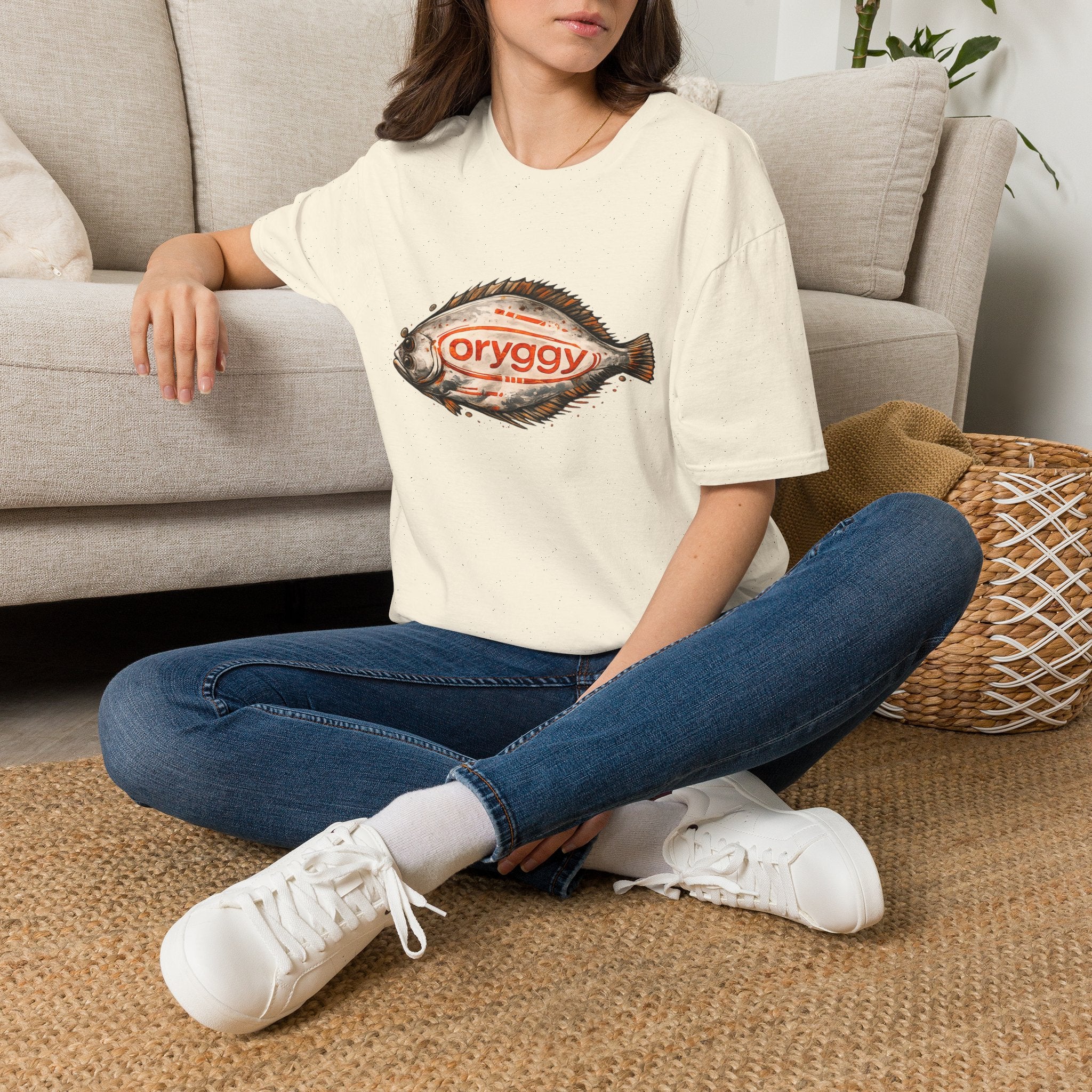oryggy Originals Summer line Vintage Fish T-Shirt