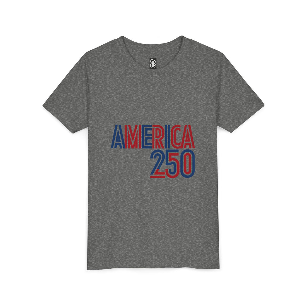 America 250 Youth Tee | Patriotic USA Flag Independence Day