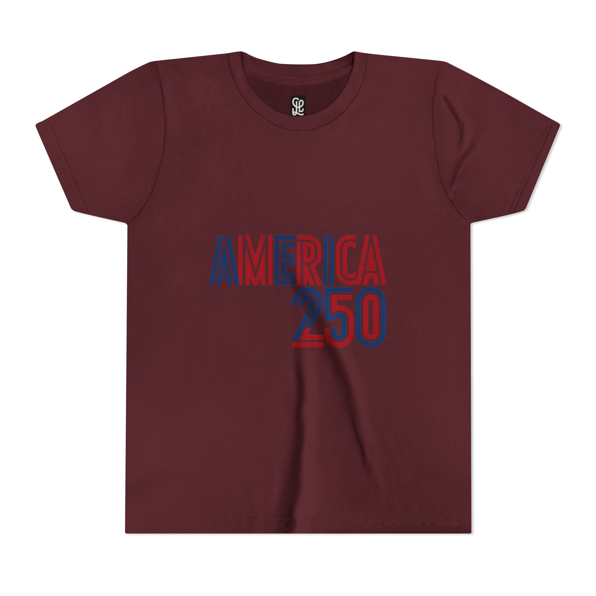 America 250 Youth Tee | Patriotic USA Flag Independence Day