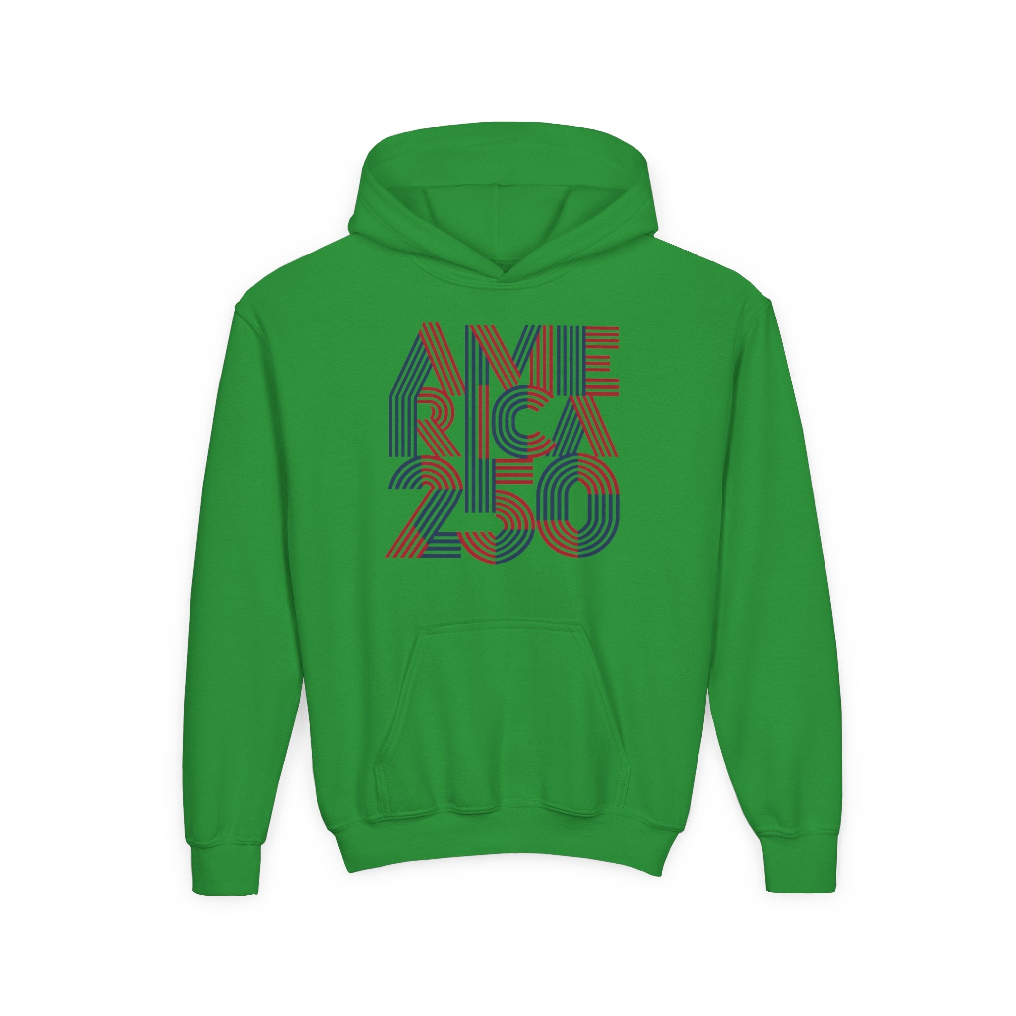 America 250 Hoodie | Patriotic Retro Typography, 250th Anniversary