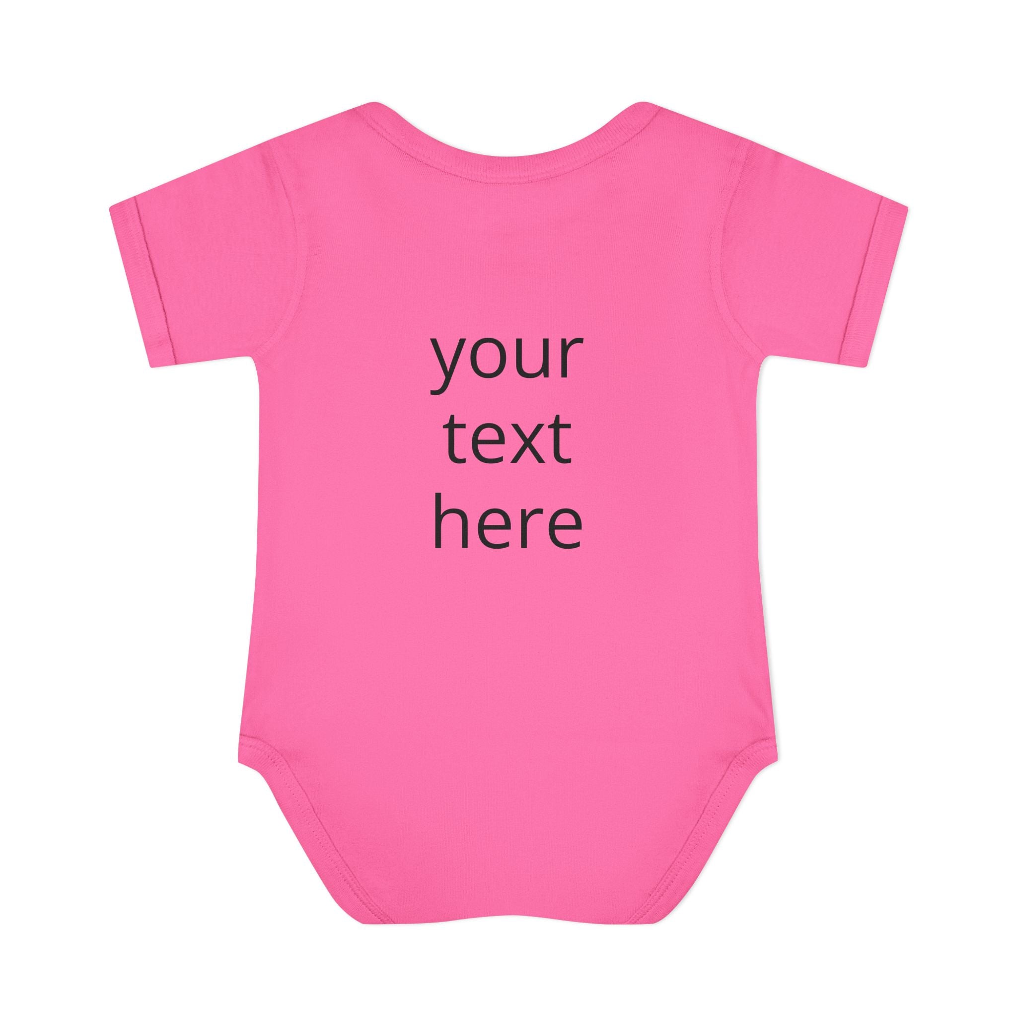 America 250 Personalized Baby Bodysuit - 'Bernin 2026' Patriotic Infant One-Piece (Custom Back Text)