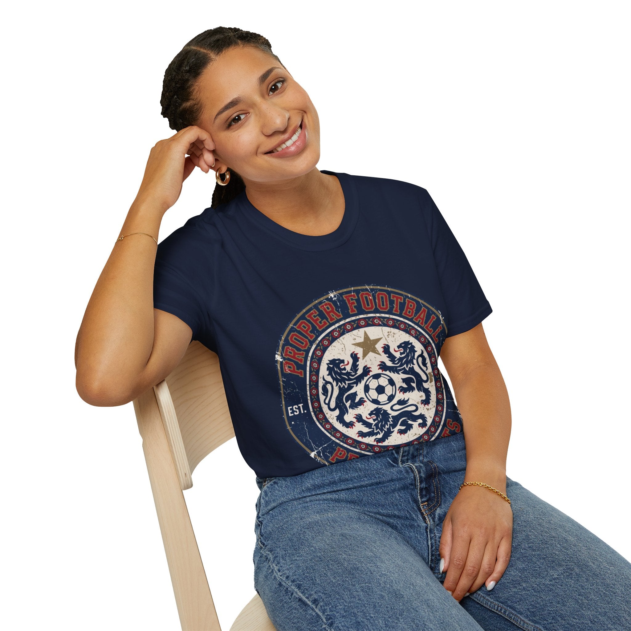 FIFA World Cup 2026 T-Shirt — oryggy "Proper Football" Vintage Crest Tee