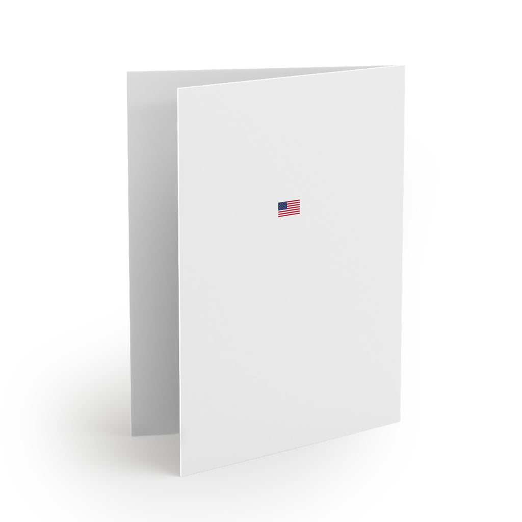 America 250 striped typography Greeting Card | 4th of July, Independence Day