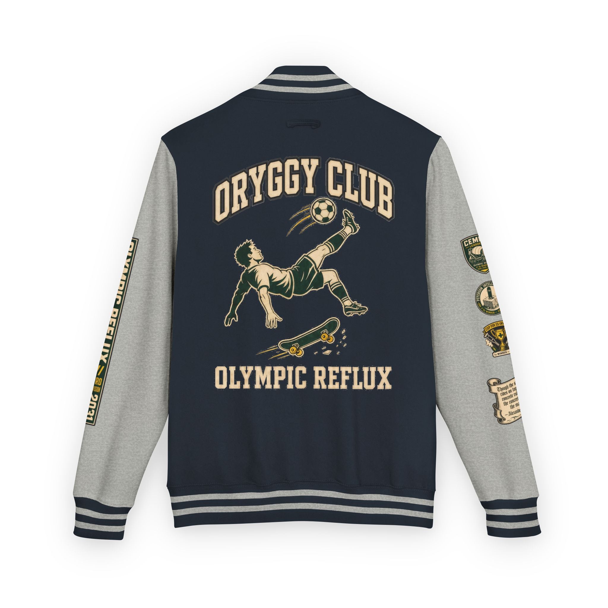 OR Olympic Reflux Varsity Jacket — Alexander Peterson "The Concrete is Master" Edition
