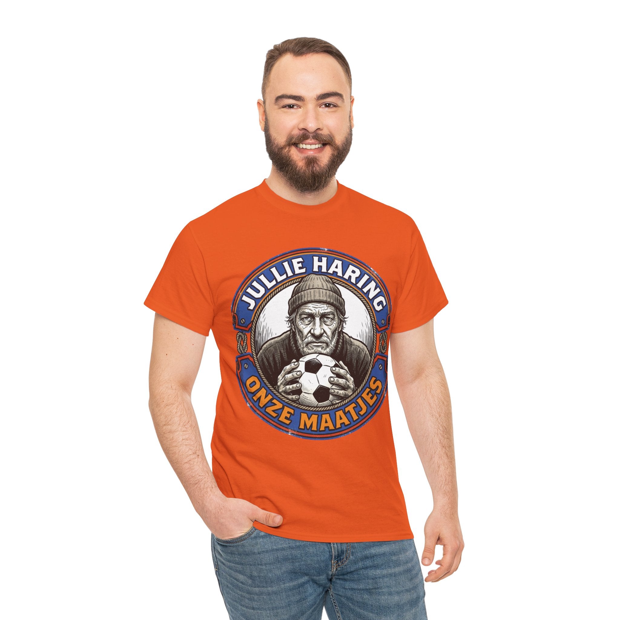 FIFA World Cup 2026 T-Shirt — Jullie Haring Onze Maatjes Vintage Fisherman Soccer Graphic