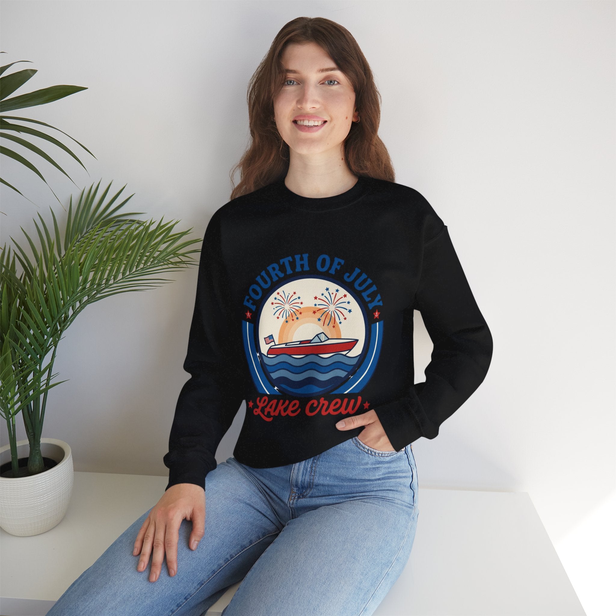 oryggy - america-250-unisex-heavy-blend™-crewneck-sweatshirt - Vintage Patriotic Apparel