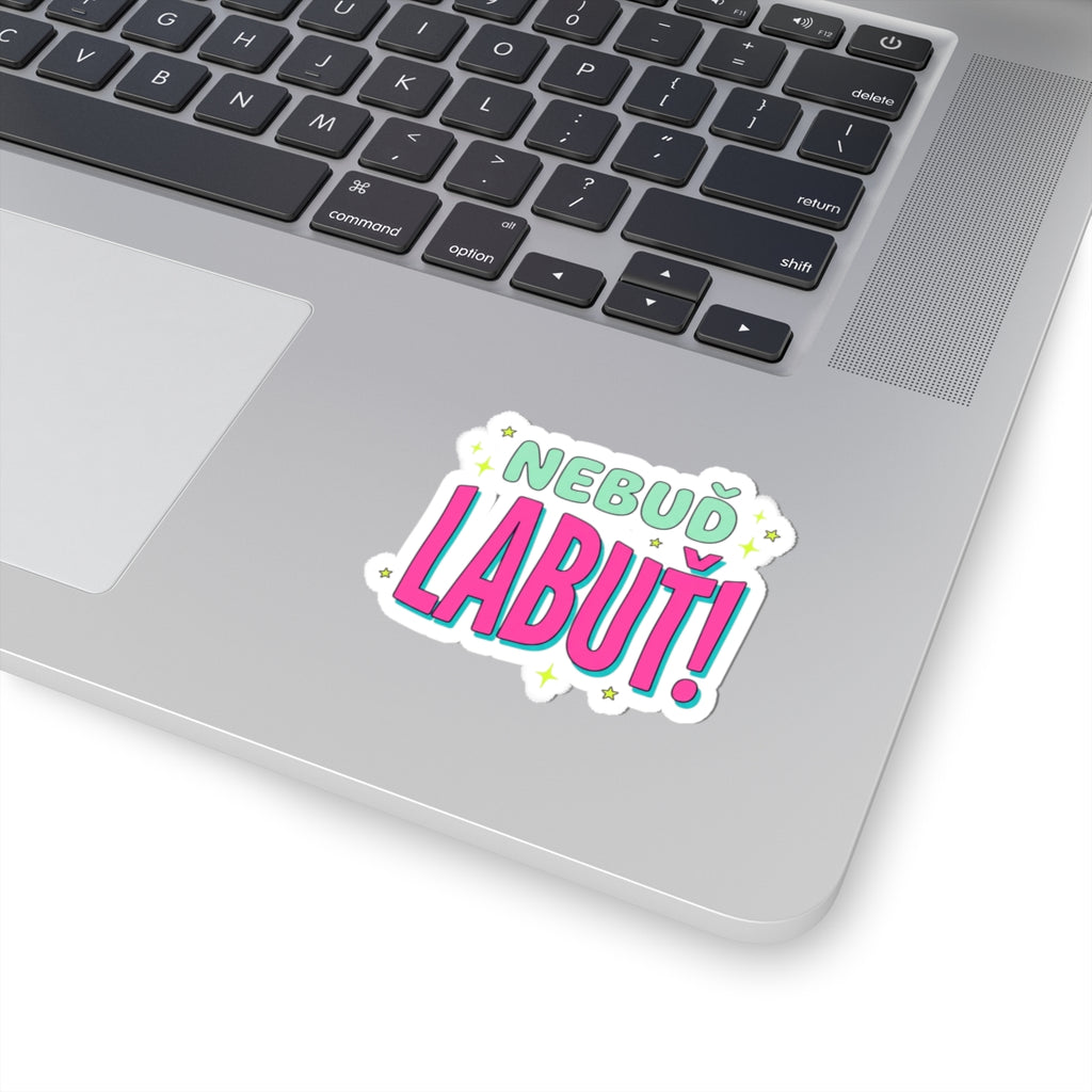 Sassy Czech Phrase Sticker | Gen Z, coquette, pastel typography