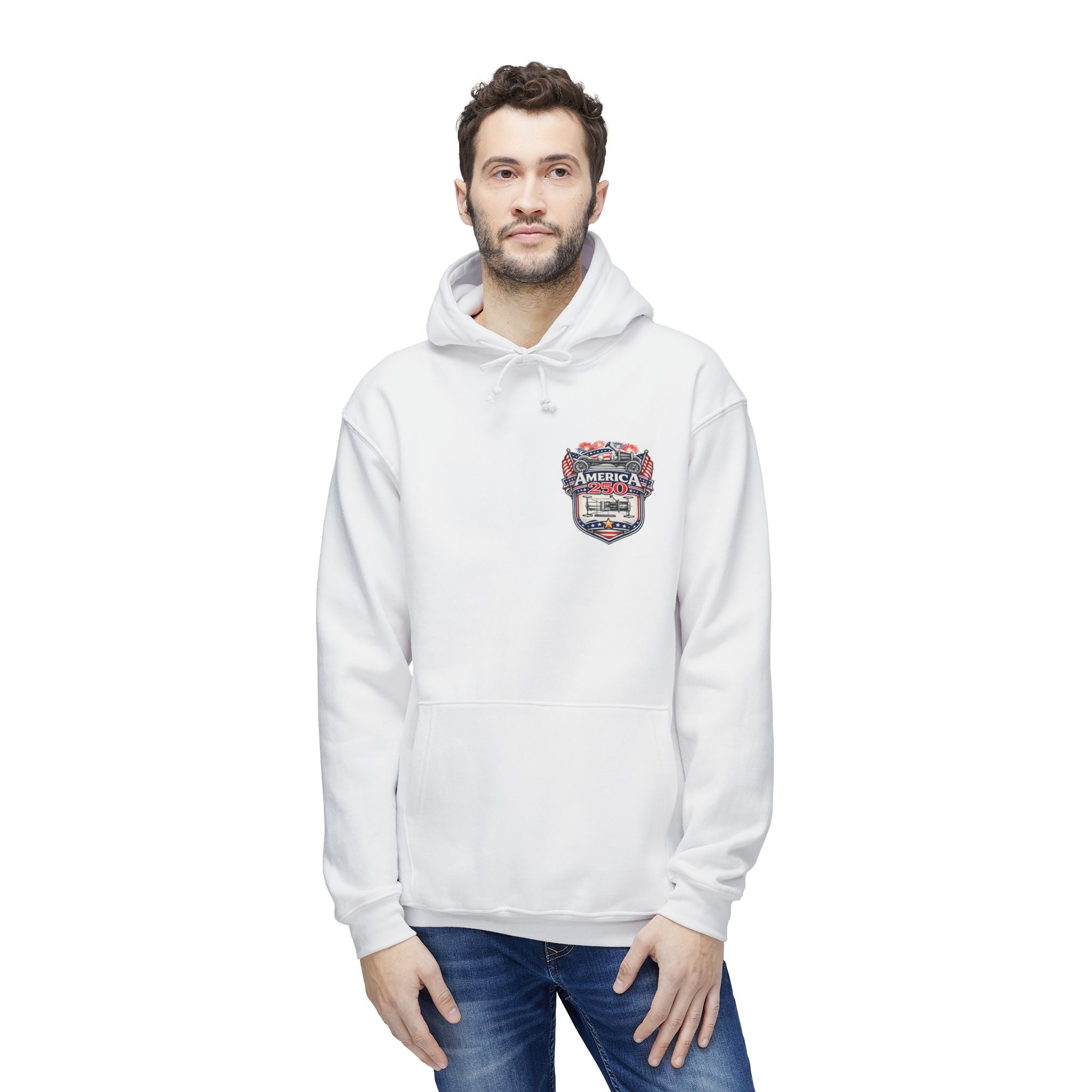 America 250 Patriotic USA Anniversary Hoodie —  Made in USA