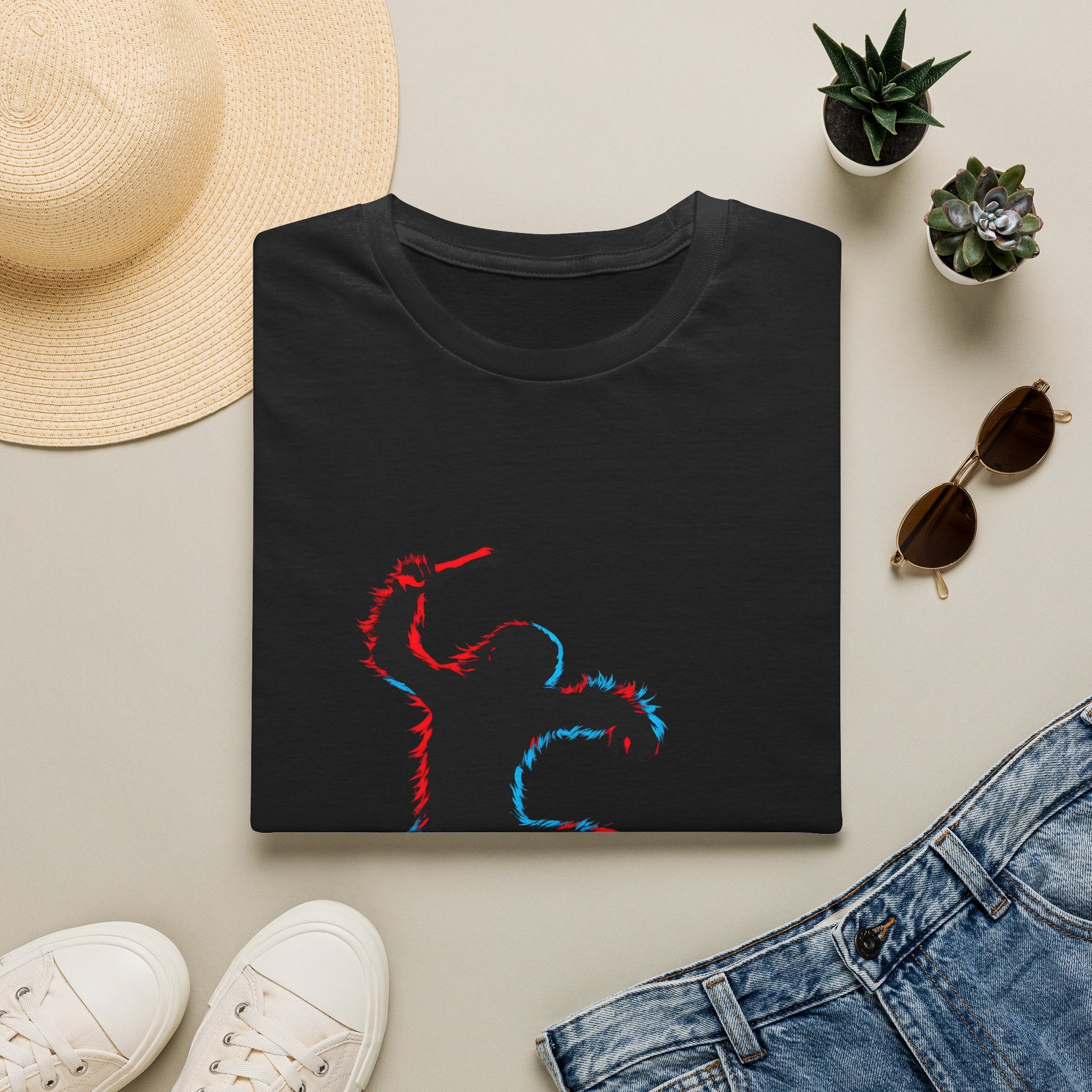 oryggy Originals Summer line Graphic T-Shirt — Glitch Silhouette Tee