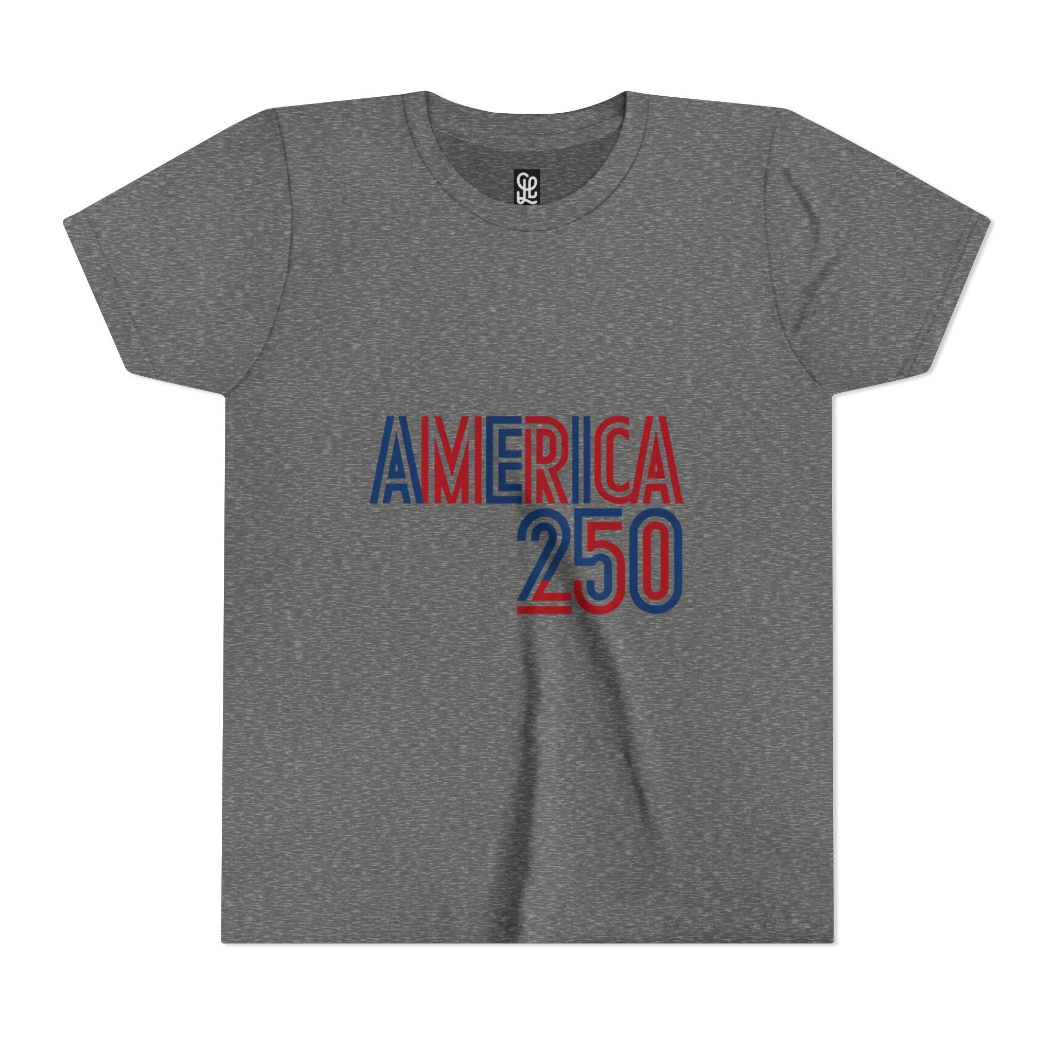 America 250 Youth Tee | Patriotic USA Flag Independence Day