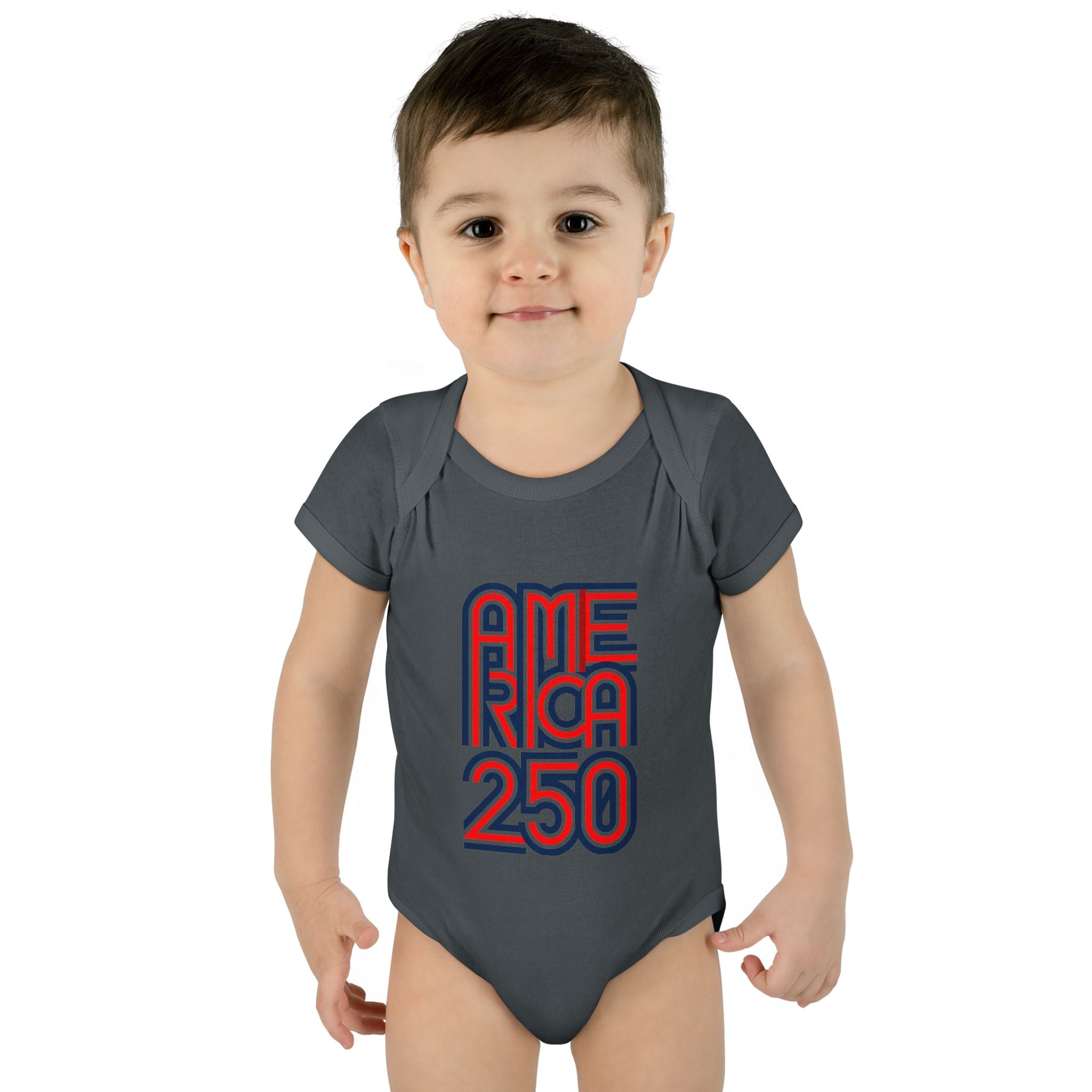 America 250 Personalized Infant Bodysuit | USA Flag