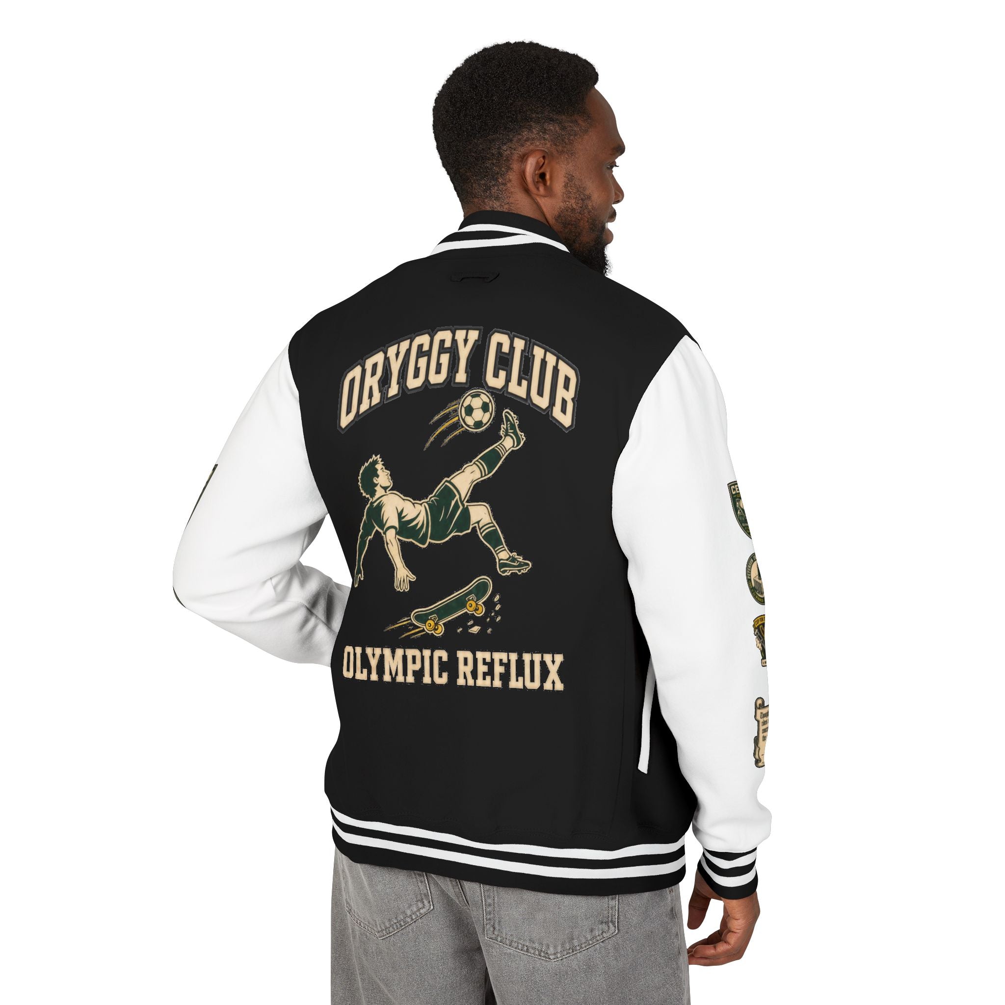 OR Olympic Reflux Varsity Jacket — Alexander Peterson "The Concrete is Master" Edition