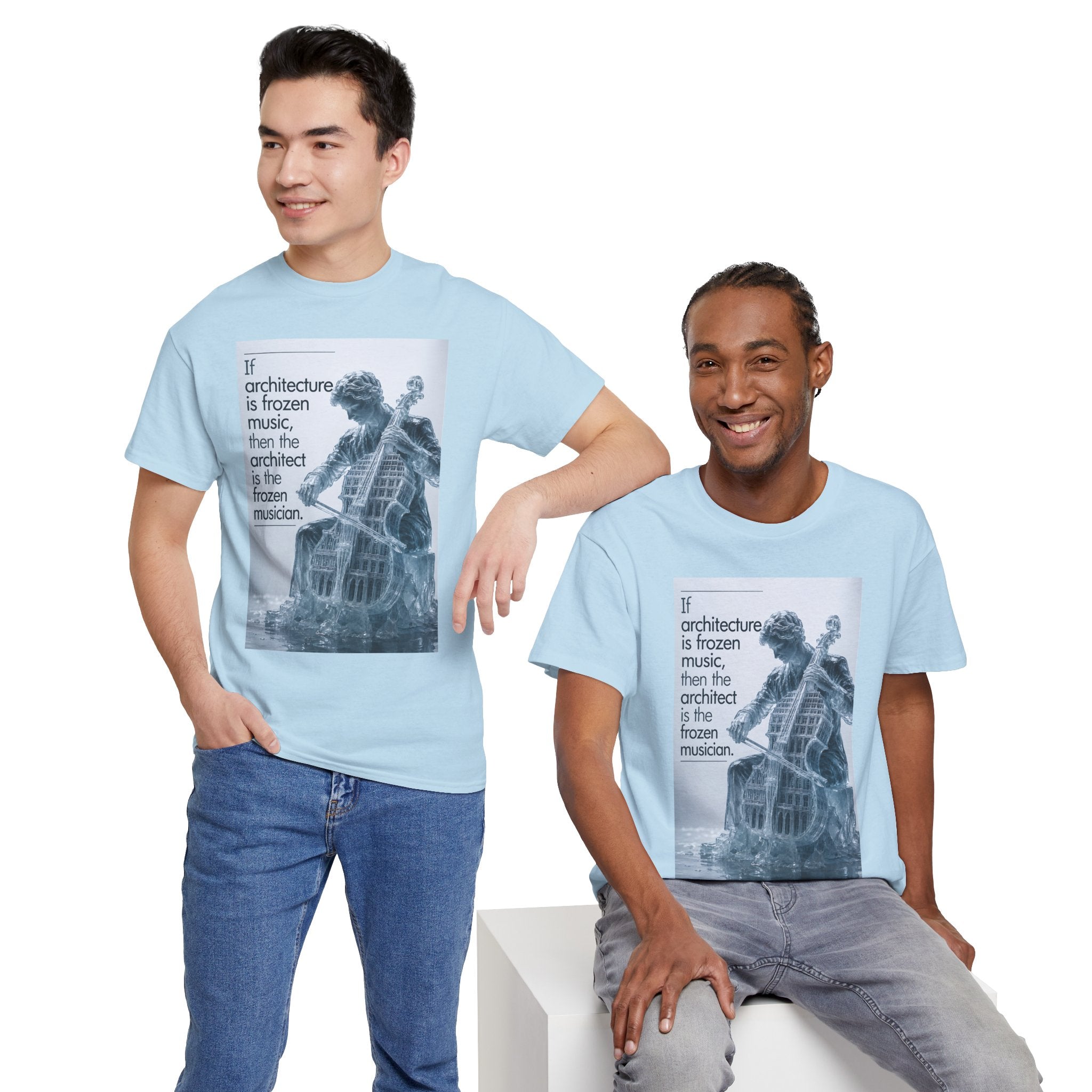oryggy Originals Summer line "If architecture is frozen music" Graphic Tee