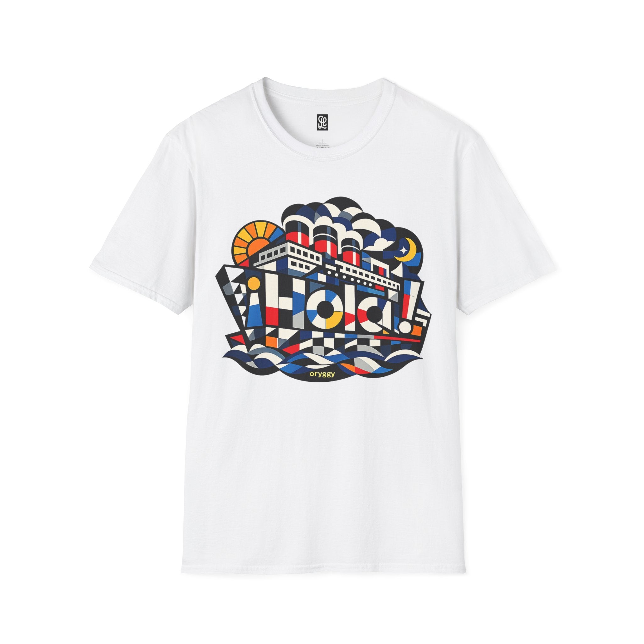 oryggy Originals Summer line T-Shirt — ¡Hola! Retro Nautical Cruise Ship Graphic