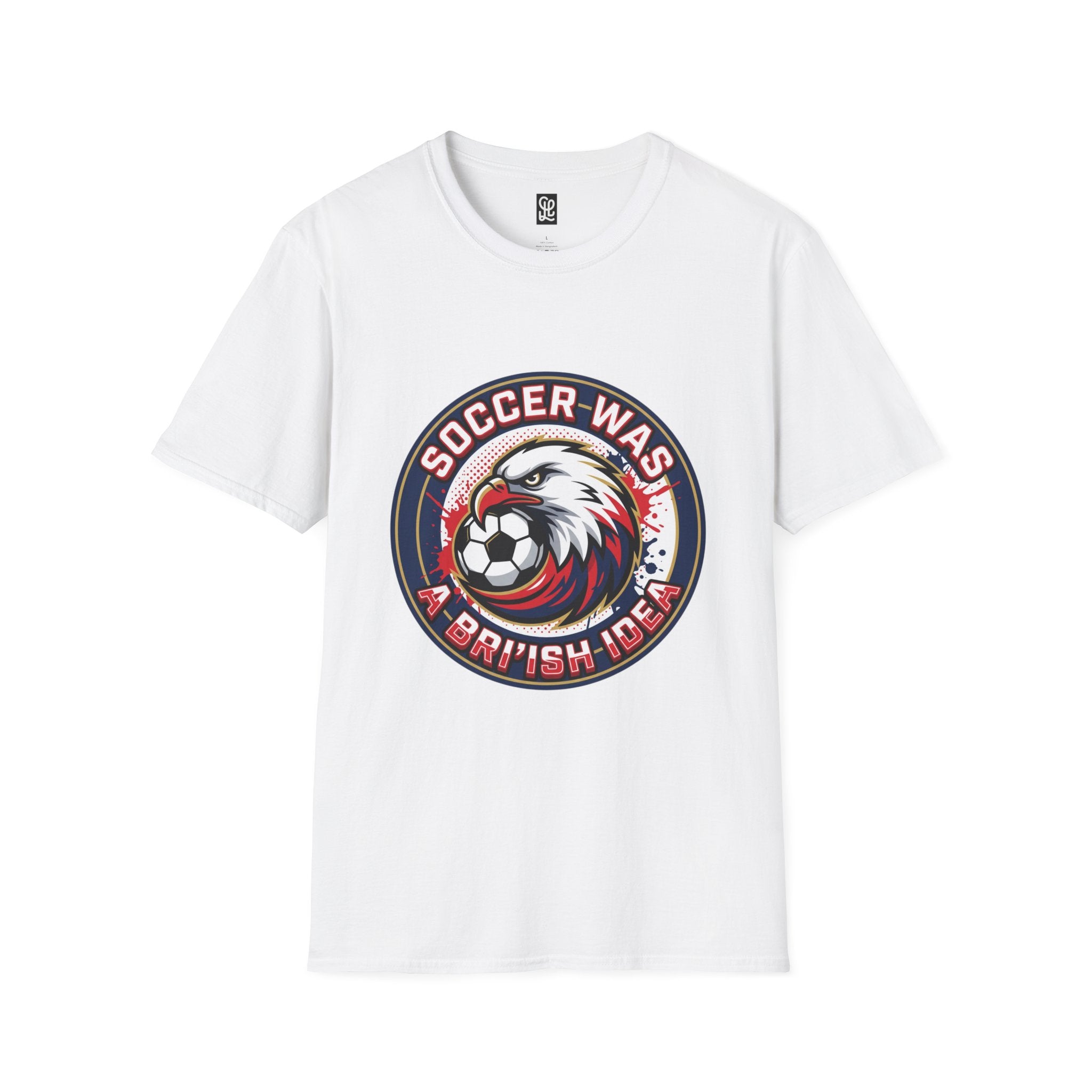 FIFA 2026 Soccer Eagle T-Shirt — "Soccer was a Bri'ish idea" Vintage Soccer Graphic Tee