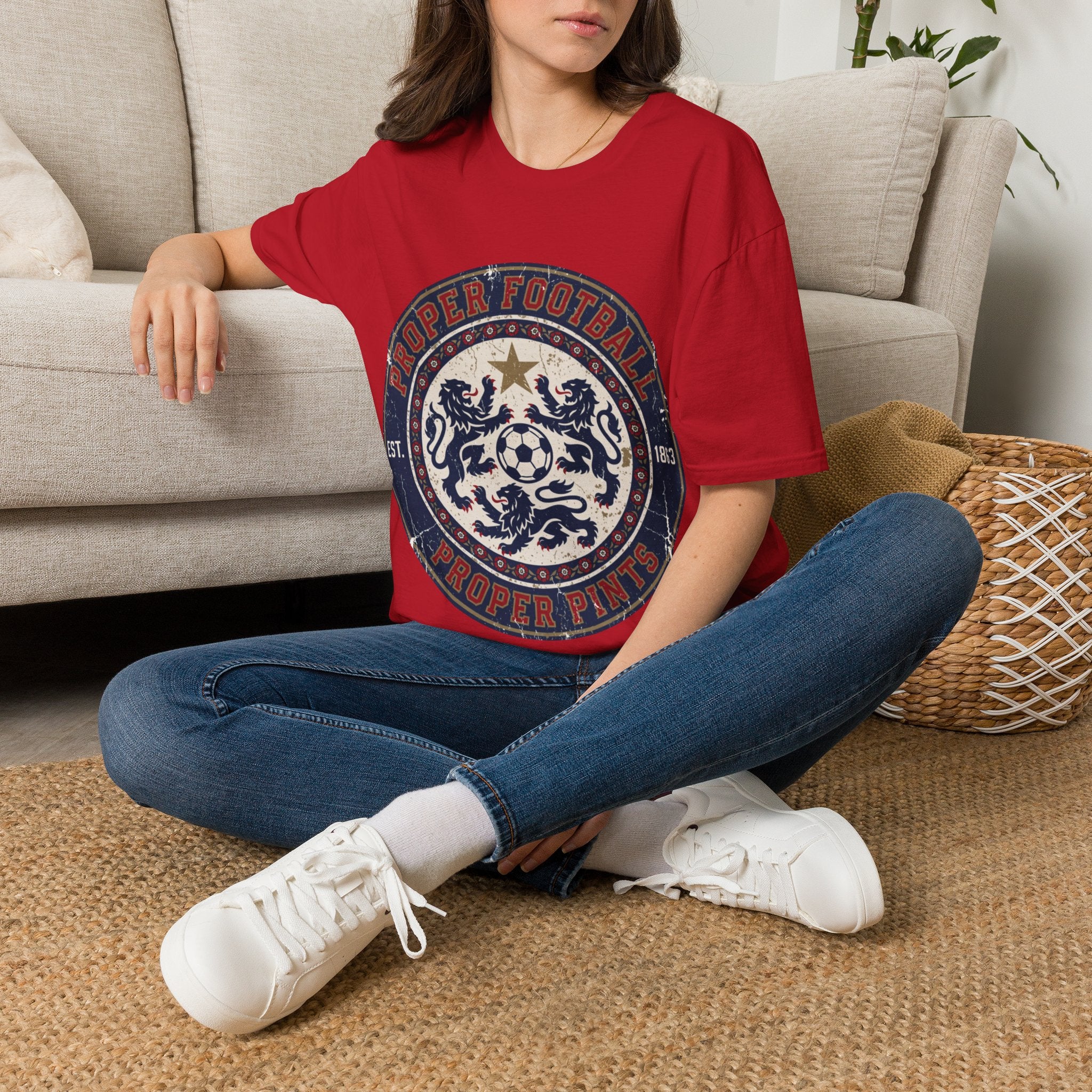 FIFA World Cup 2026 T-Shirt — oryggy "Proper Football" Vintage Crest Tee
