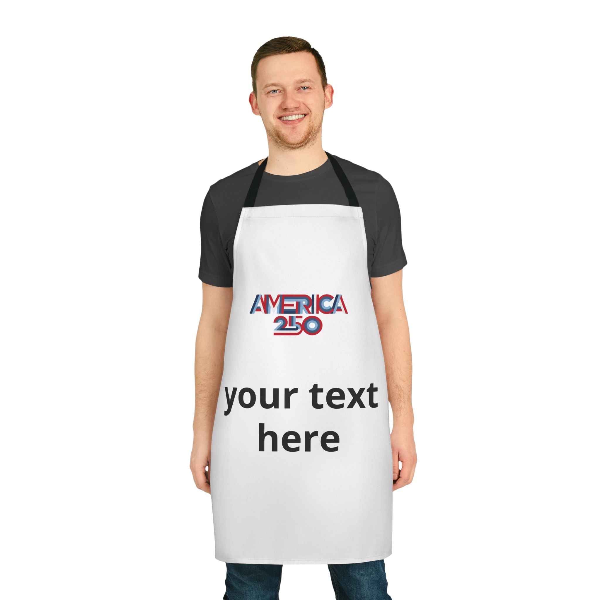 America 250 Personalized Apron | Patriotic 4th of July Kitchen Apron