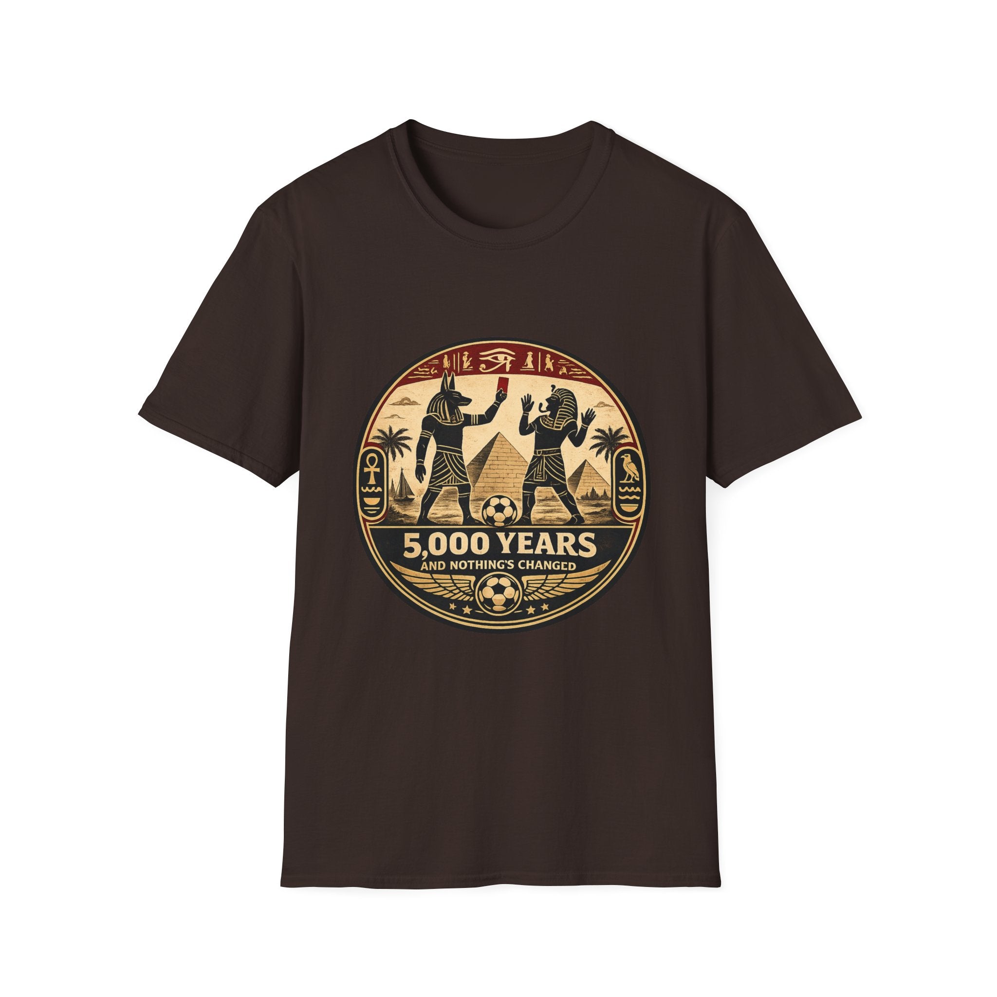 fifa-2026-ancient-egypt-t-shirt-5-000-years-nothings-changed-vintage-pyramid-design - Retro Football Apparel oryggy