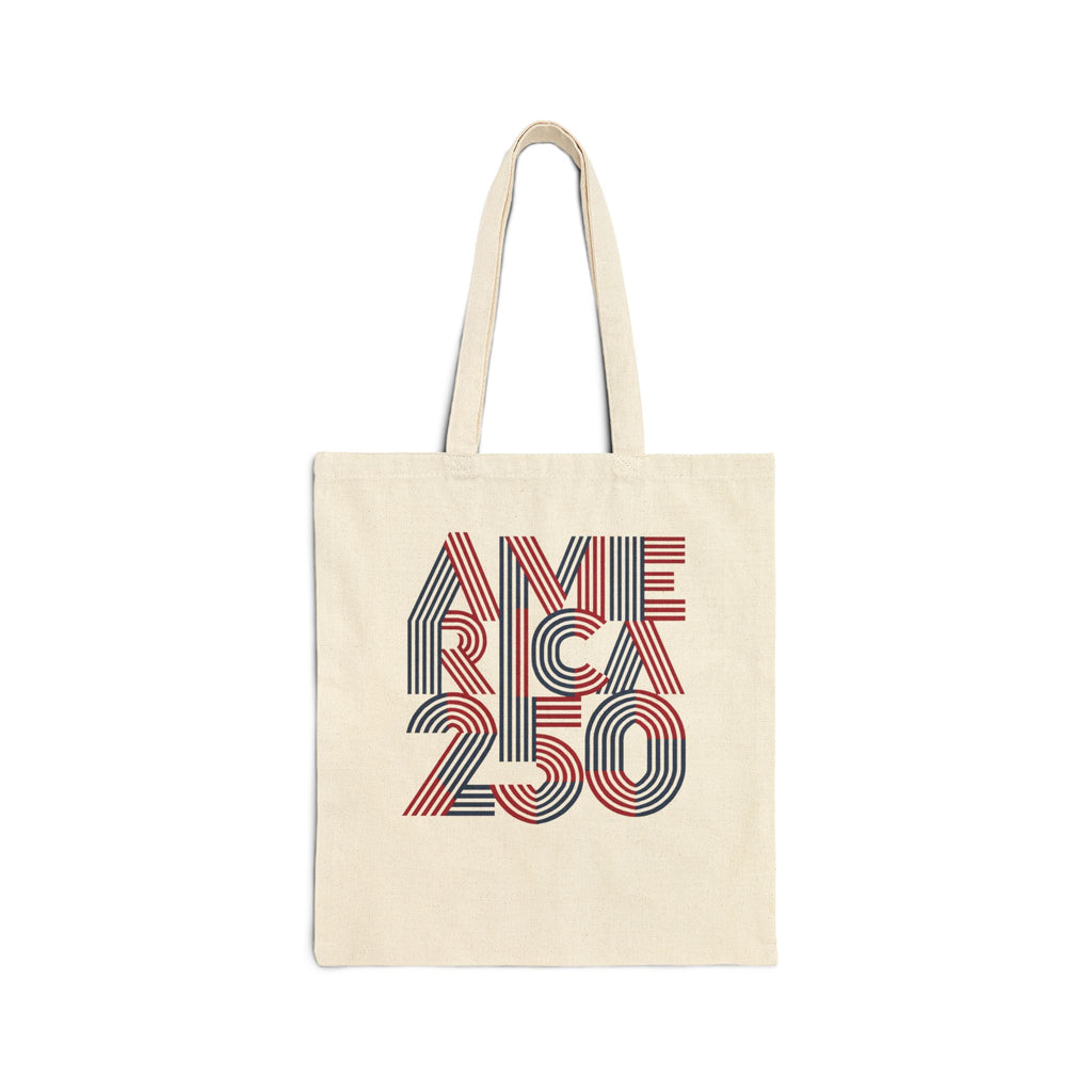 America 250 Cotton Canvas Tote Bag