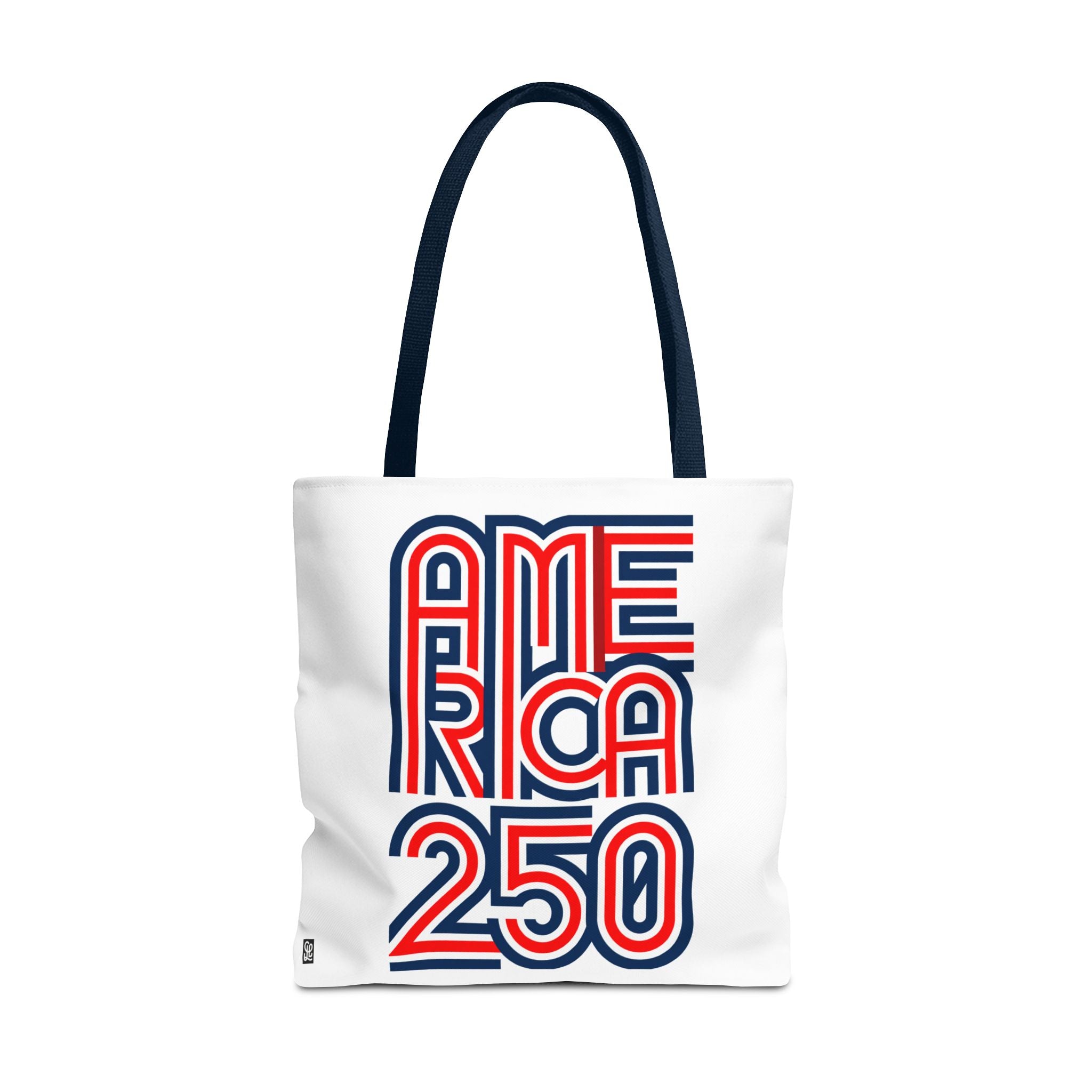 America 250 Tote Bag — Patriotic Red, White & Blue Commemorative Tote