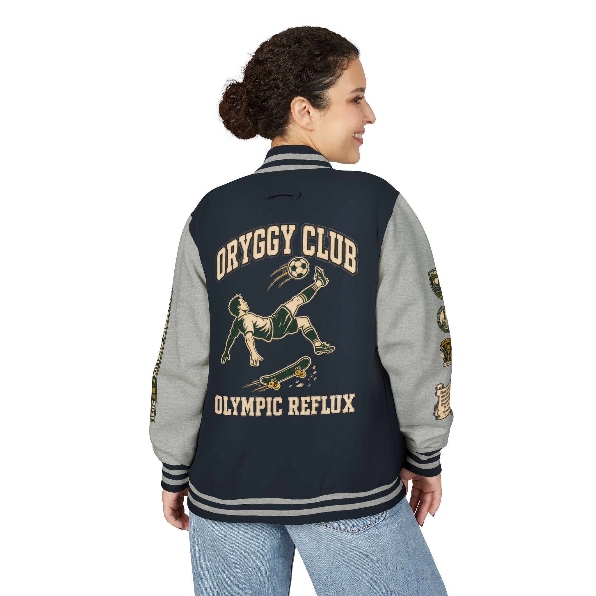 OR Olympic Reflux Varsity Jacket — Alexander Peterson "The Concrete is Master" Edition