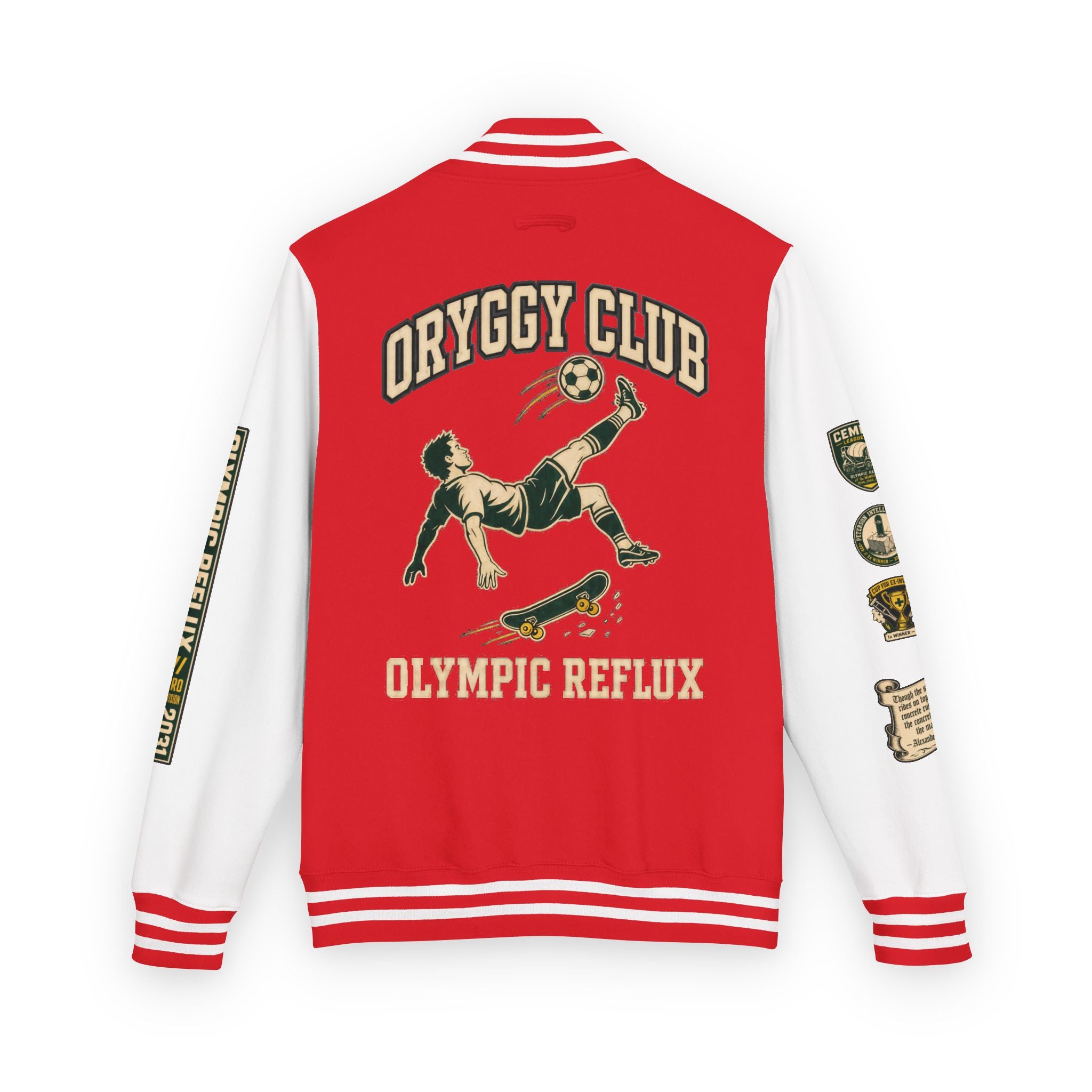 OR Olympic Reflux Varsity Jacket — Alexander Peterson "The Concrete is Master" Edition