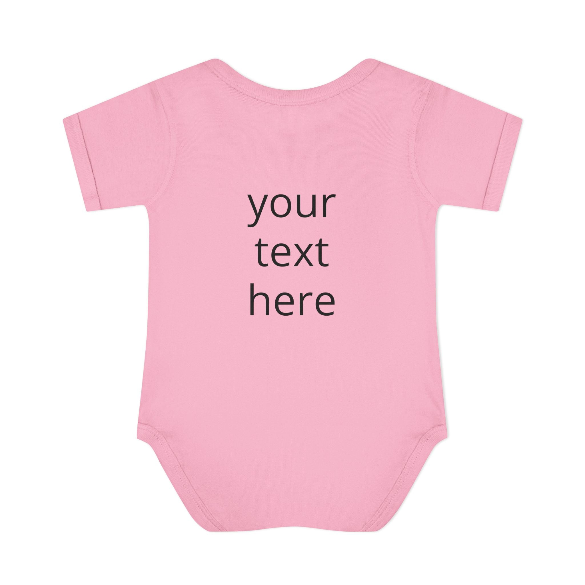 America 250 Personalized Baby Bodysuit - 'Bernin 2026' Patriotic Infant One-Piece (Custom Back Text)