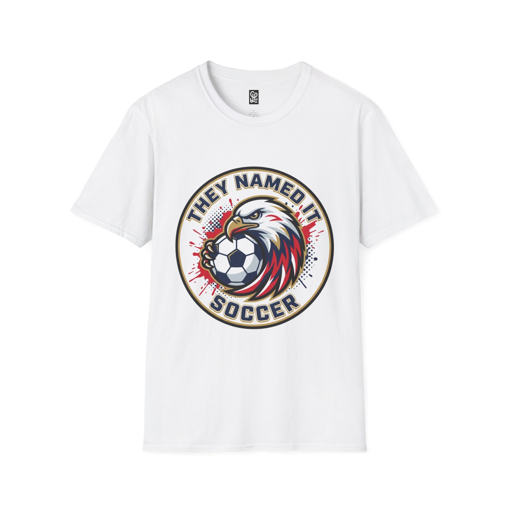 FIFA 2026 Soccer Eagle Personalized T-Shirt — "They Named It Soccer" Vintage Soccer Graphic Tee
