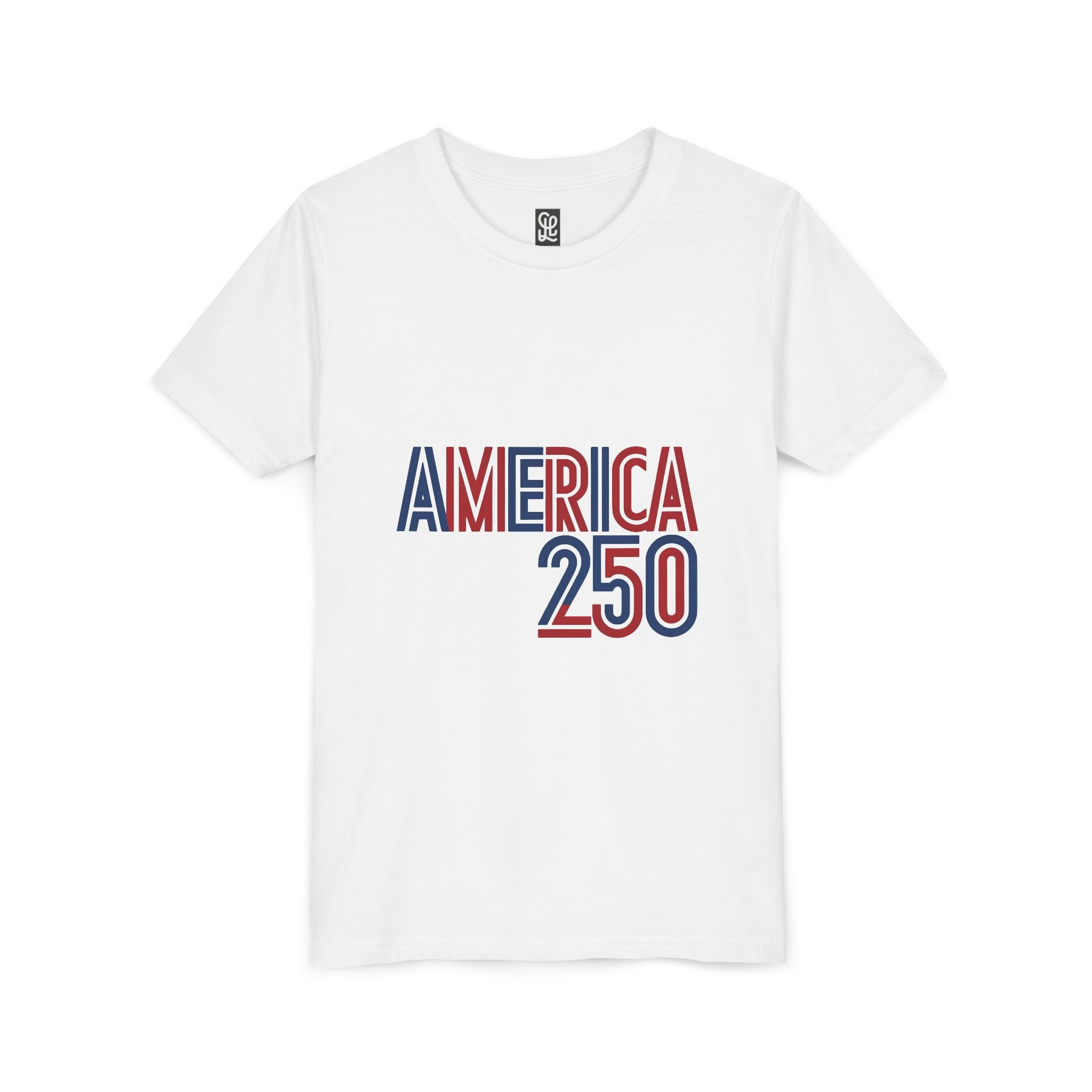 America 250 Youth Tee | Patriotic USA Flag Independence Day