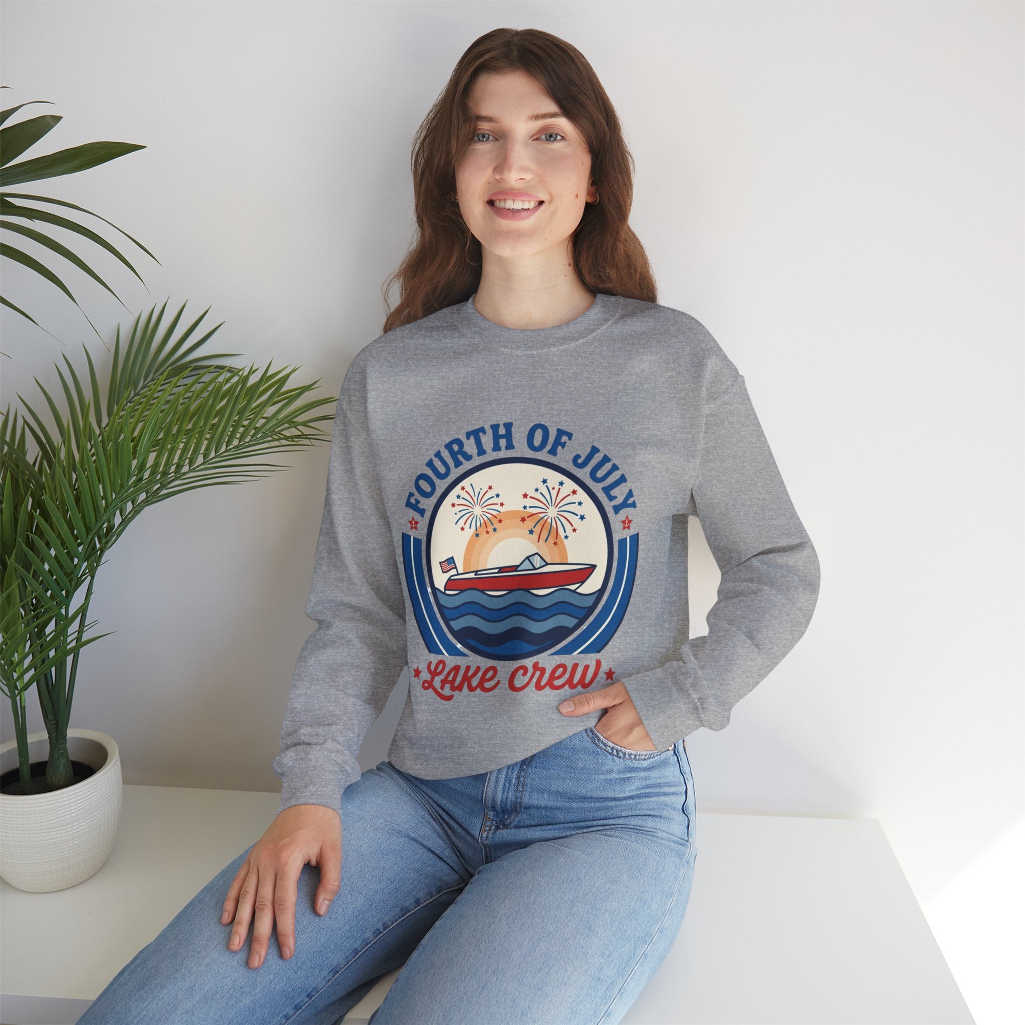 oryggy - america-250-unisex-heavy-blend™-crewneck-sweatshirt - Vintage Patriotic Apparel