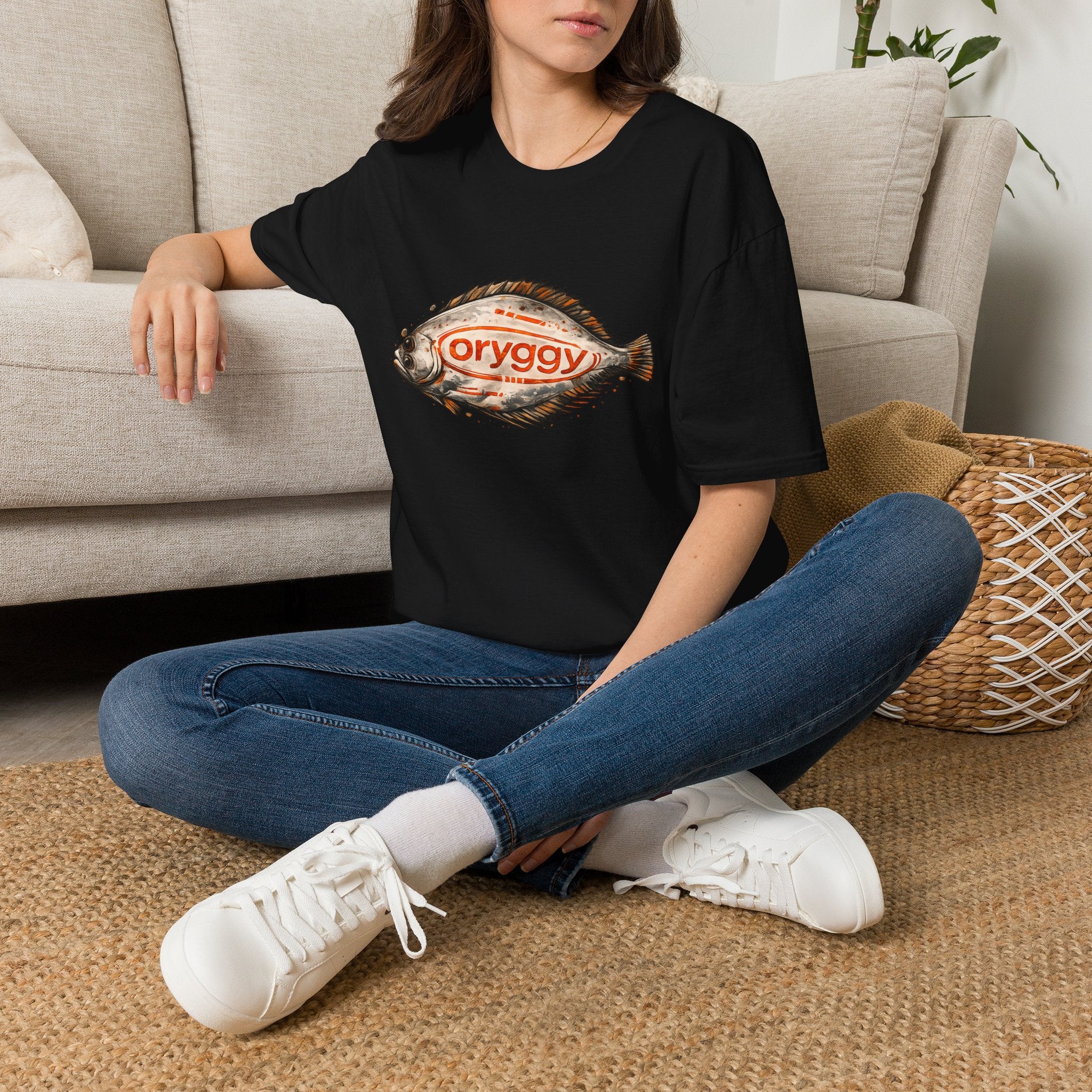 oryggy Originals Summer line Vintage Fish T-Shirt