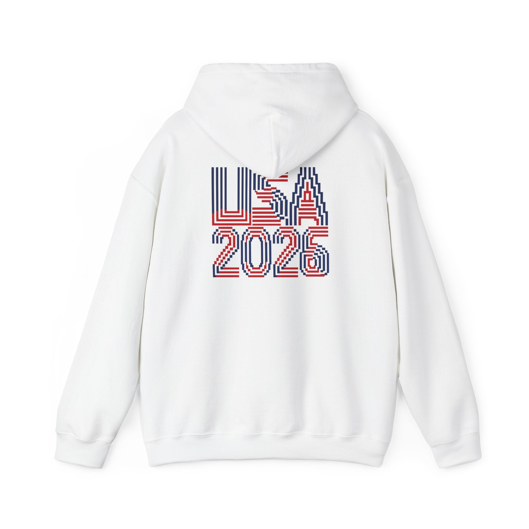 America 250 / USA 2026 Retro Stripe Hoodie — Patriotic 4th of July Anniversary Sweatshirt