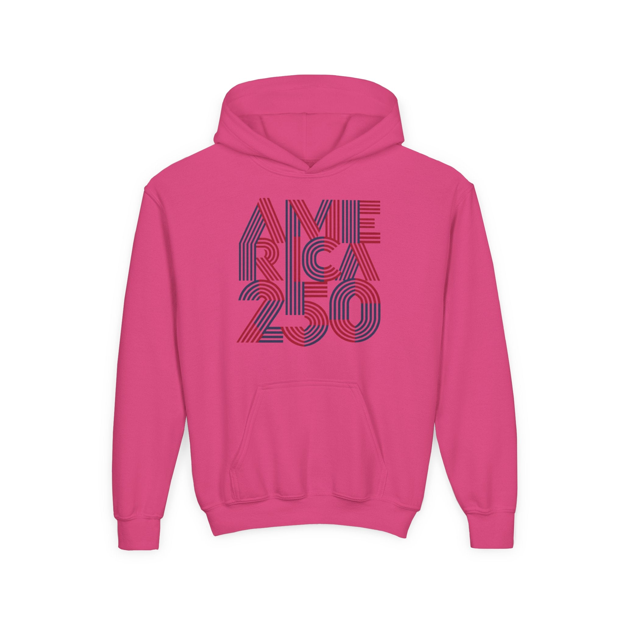 America 250 Hoodie | Patriotic Retro Typography, 250th Anniversary