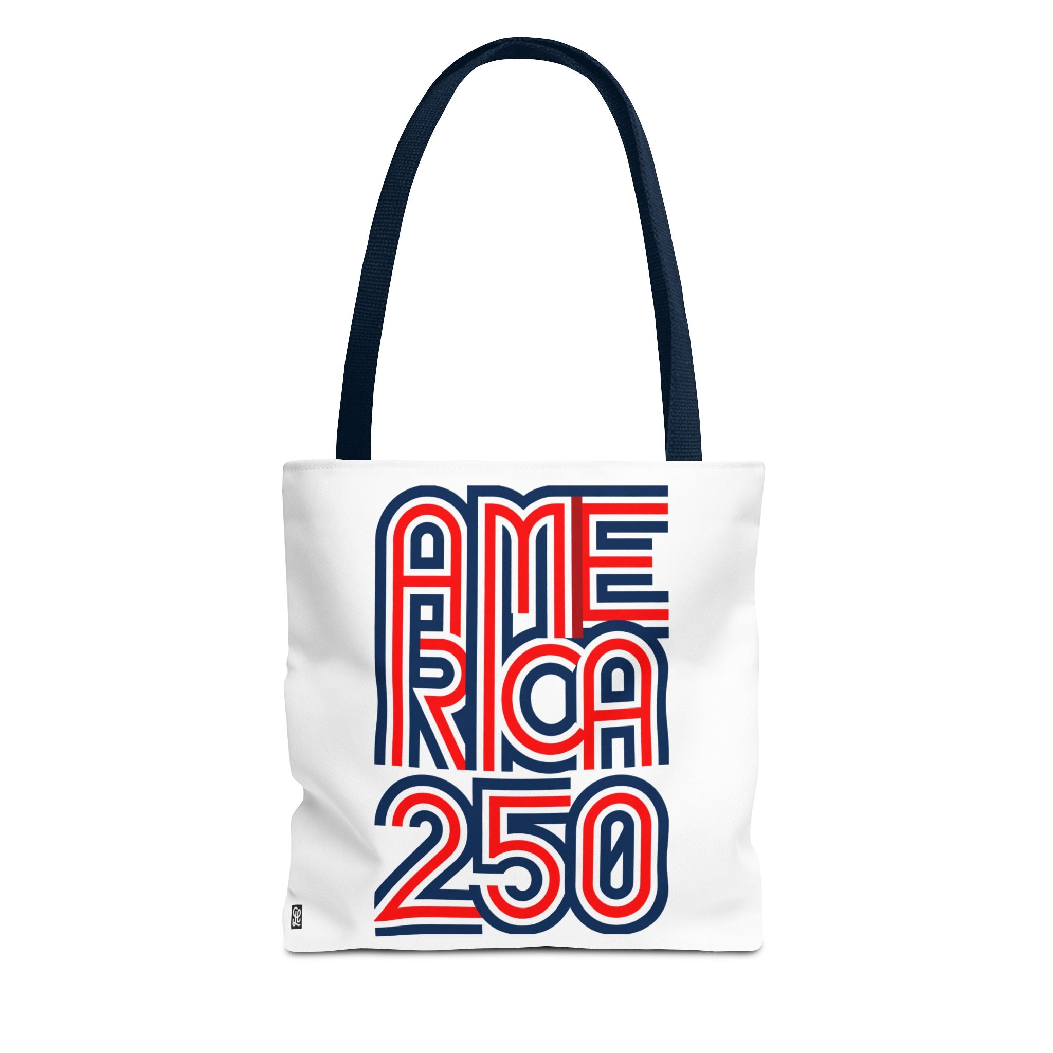 America 250 Tote Bag — Patriotic Red, White & Blue Commemorative Tote