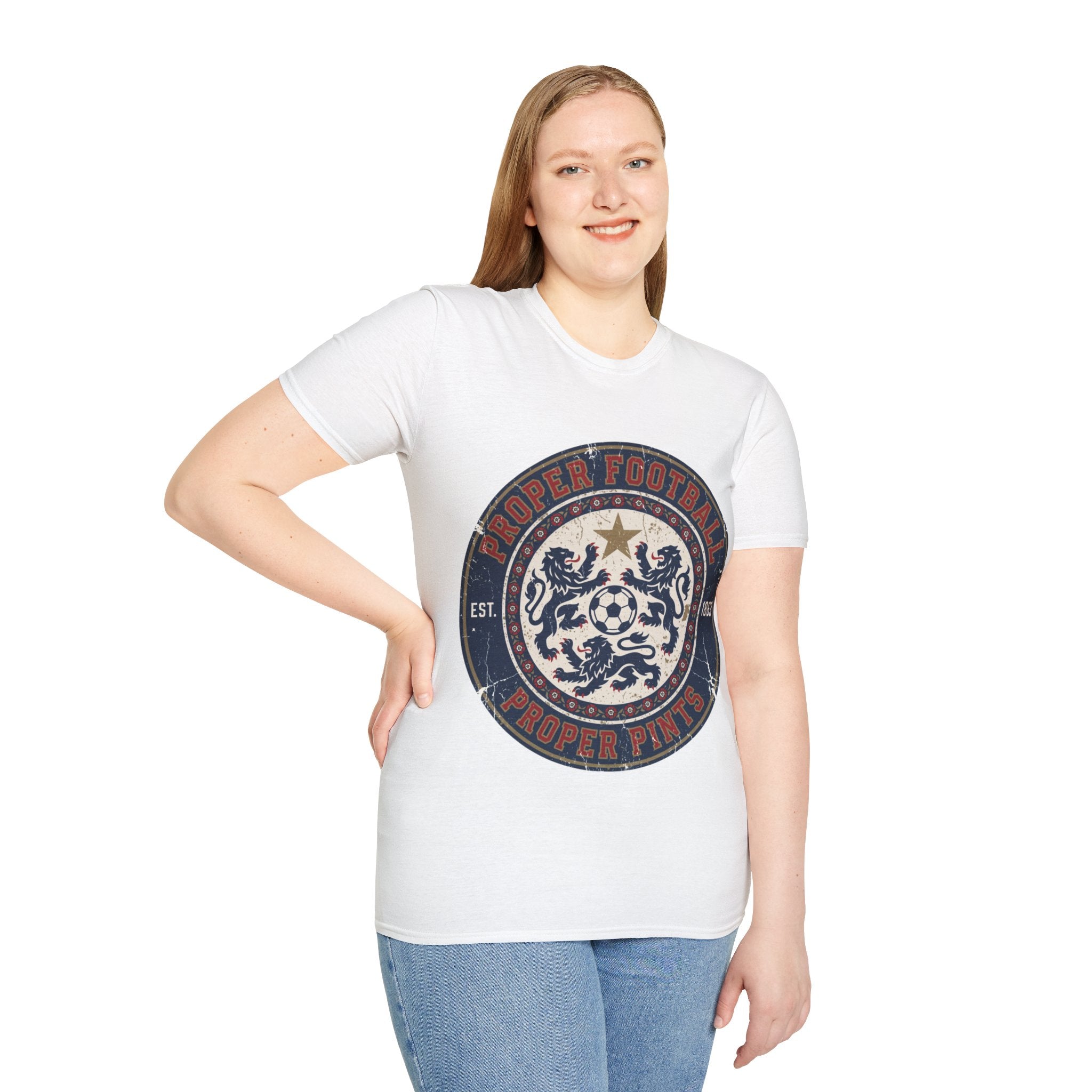 FIFA World Cup 2026 Personalized English Proper Football Soccer Graphic Tee — oryggy Vintage Crest Shirt