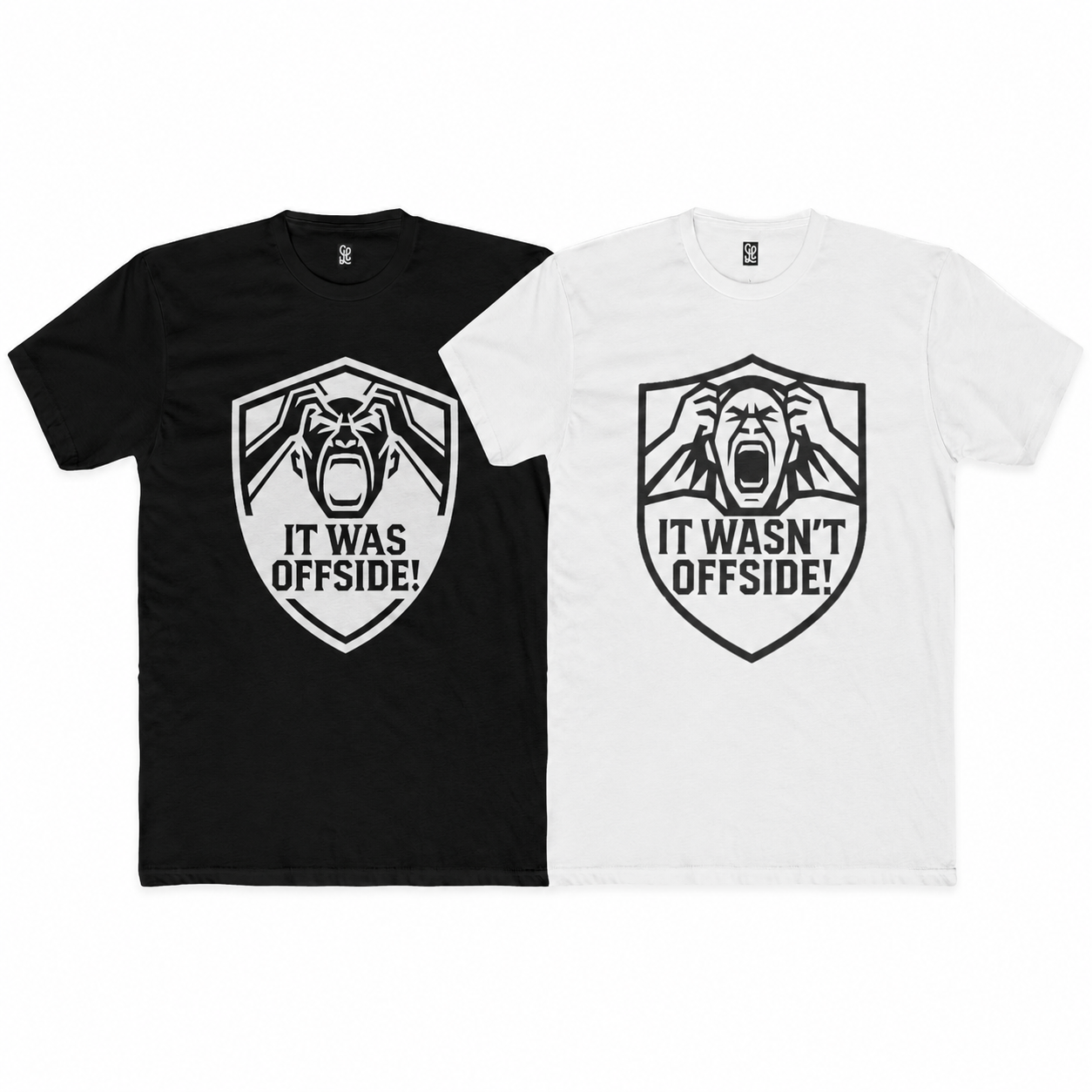 FIFA World Cup 2026 Bundle — oryggy "It Was vs It Wasn't Offside" Black & White Special Value T-Shirt 2-Pack