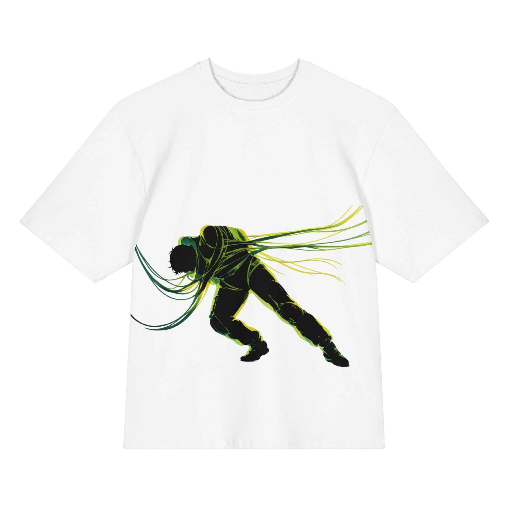 oryggy Originals green-yellow Oversized cotton t-shirt