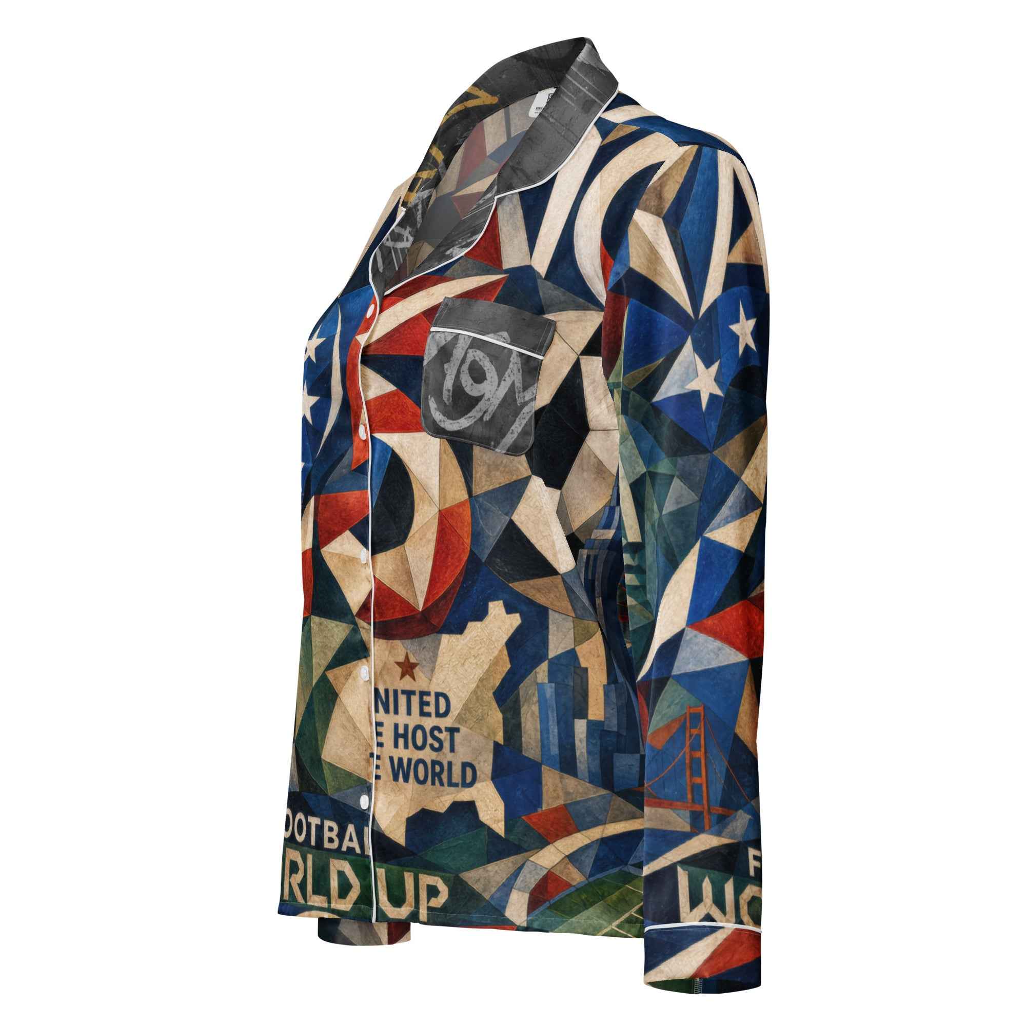 America 250 x FIFA 2026 oryggy Summer line Women’s long sleeve pajama top