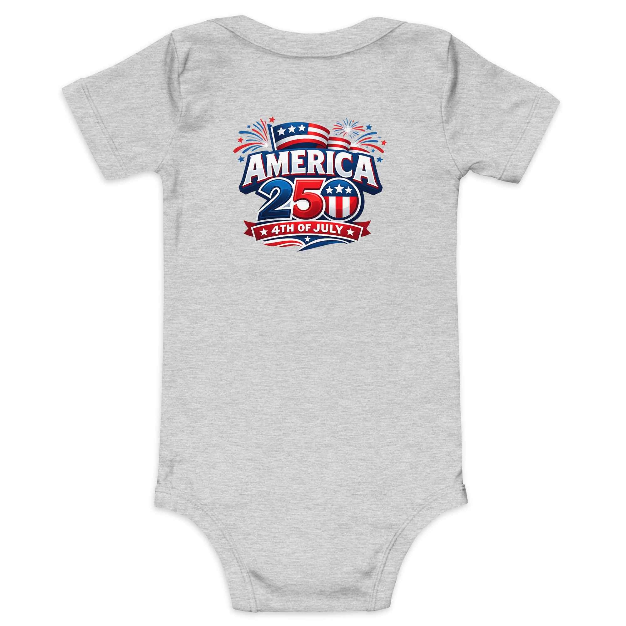 America 250 Born in 2026 Baby short sleeve one piece