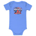 America 250 Born in 2026 Baby short sleeve one piece