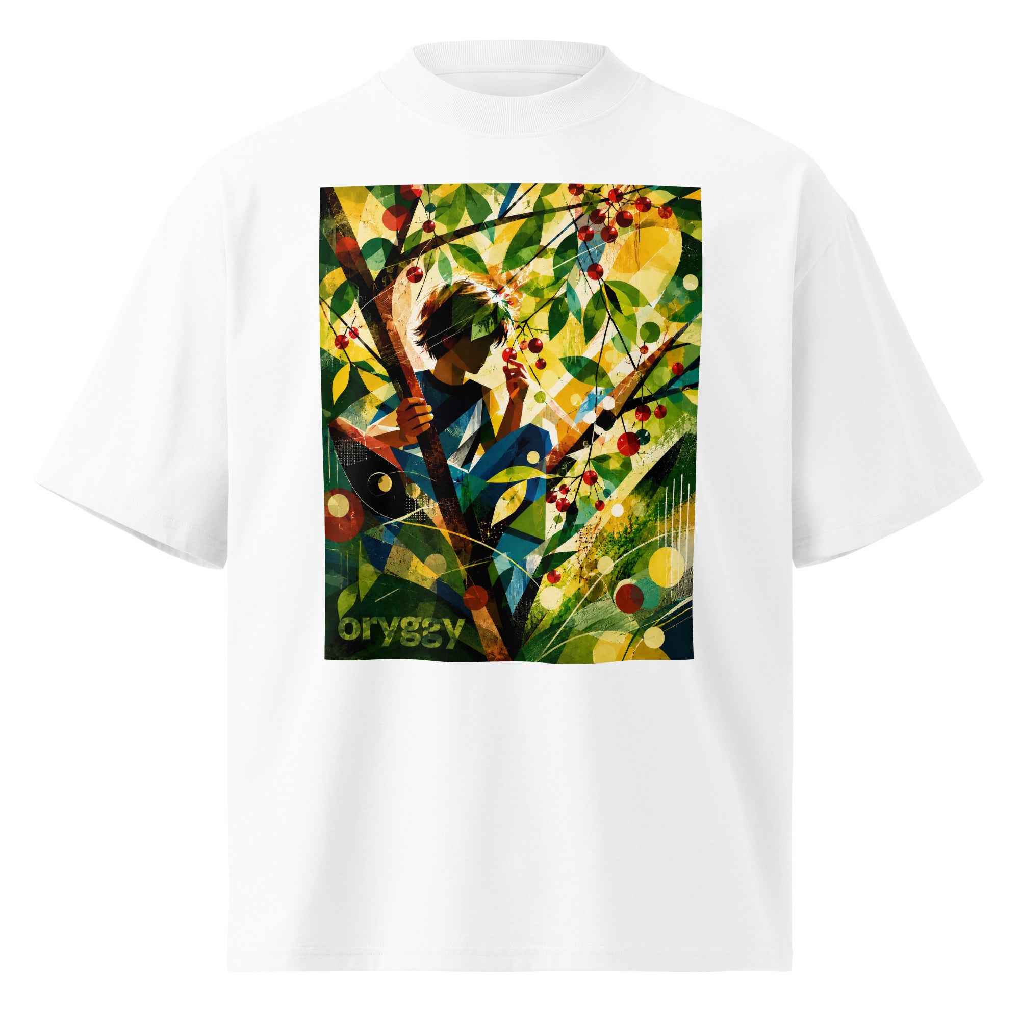 oryggy Originals Summer line Unisex organic oversized high neck t-shirt