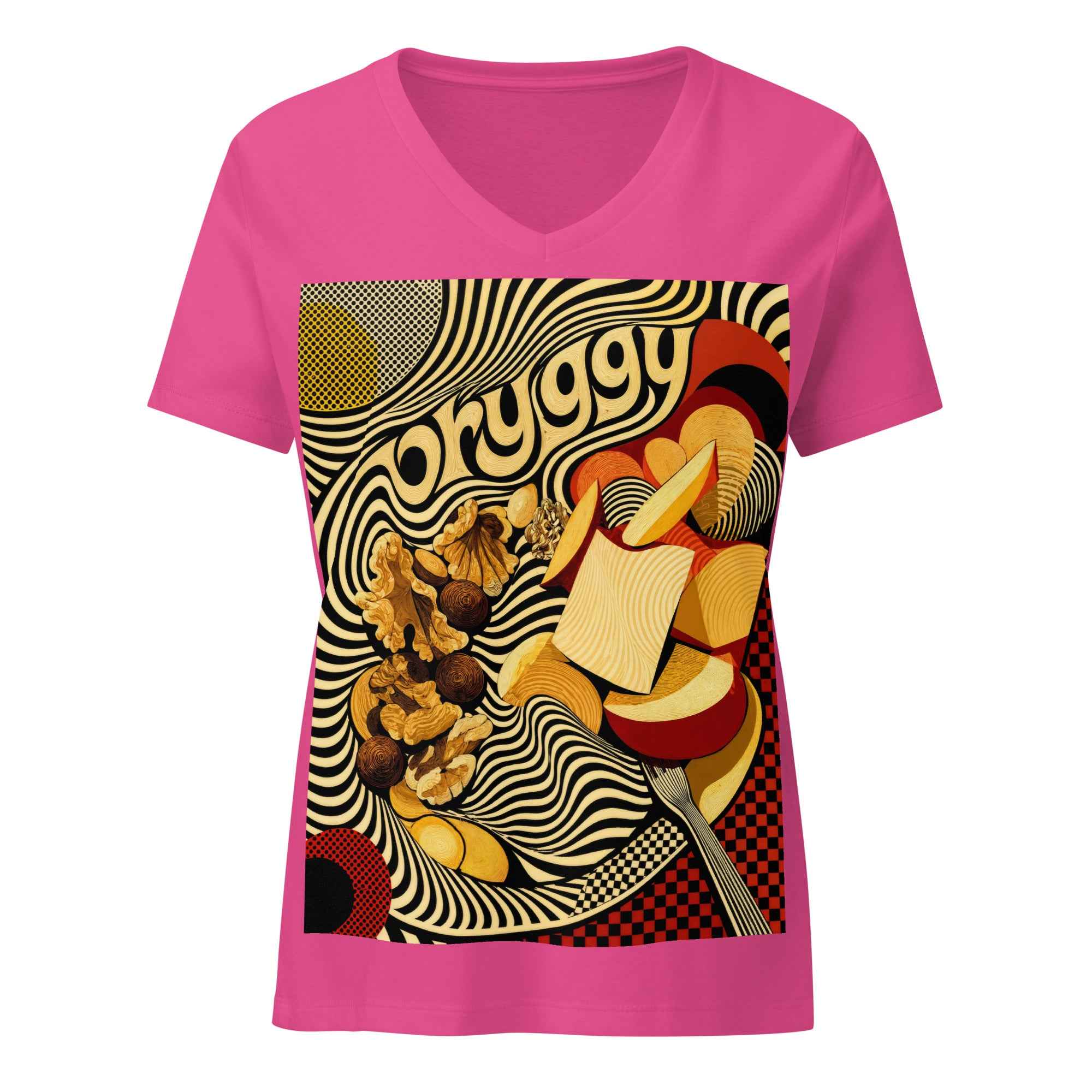 oryggy Originals Summer line Women’s relaxed v-neck t-shirt