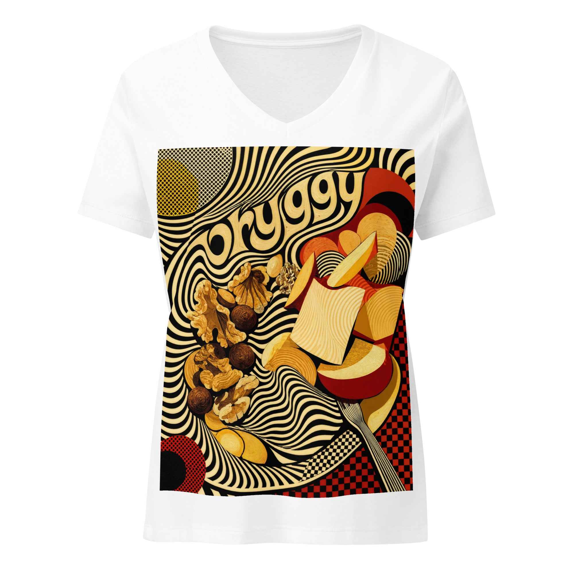 oryggy Originals Summer line Women’s relaxed v-neck t-shirt
